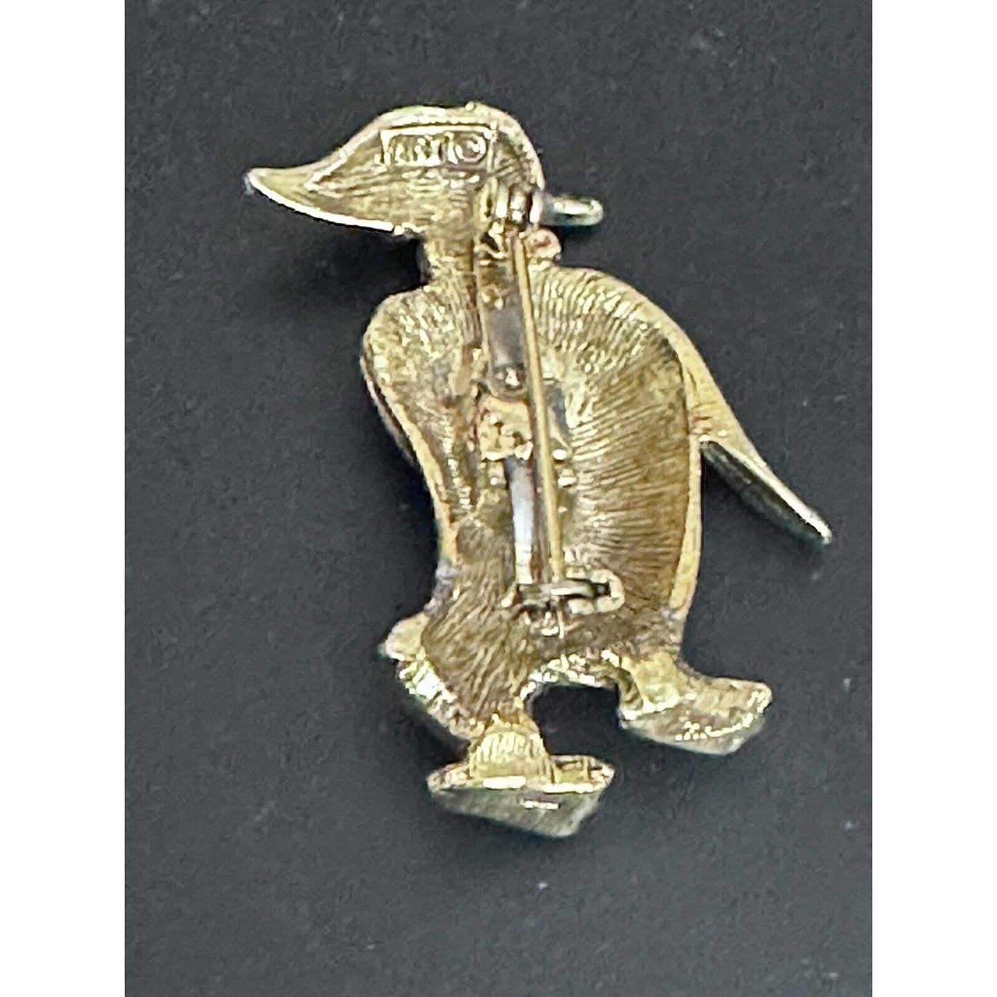 Arthur Pepper Penguin Wearing A Sweater Rhinestones Brooch Pin Signed ART