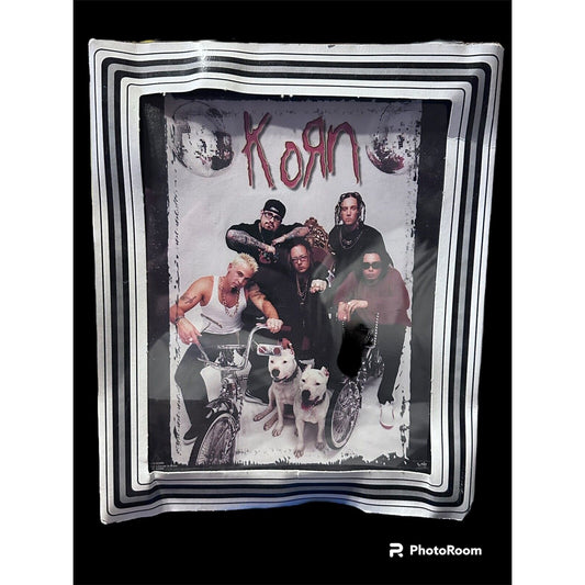 Korn Band Carnival Or Fair Game Prize wall hang Funky Brand Vintage 10x12