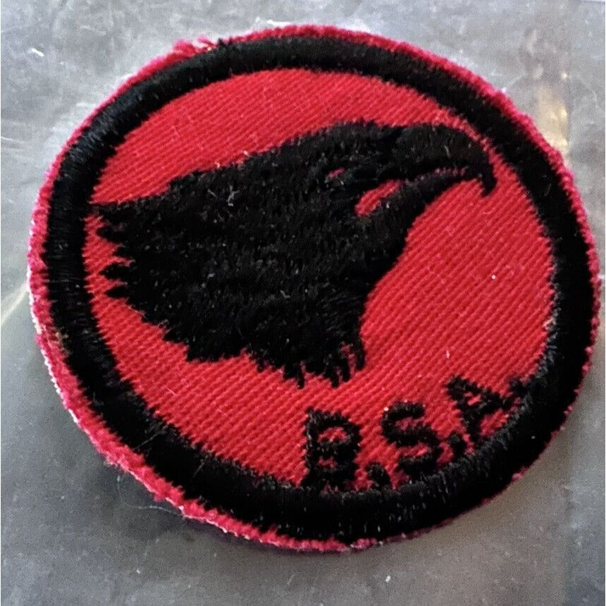 Boy Scout Patrol Patch Eagle red & black felt Vintage