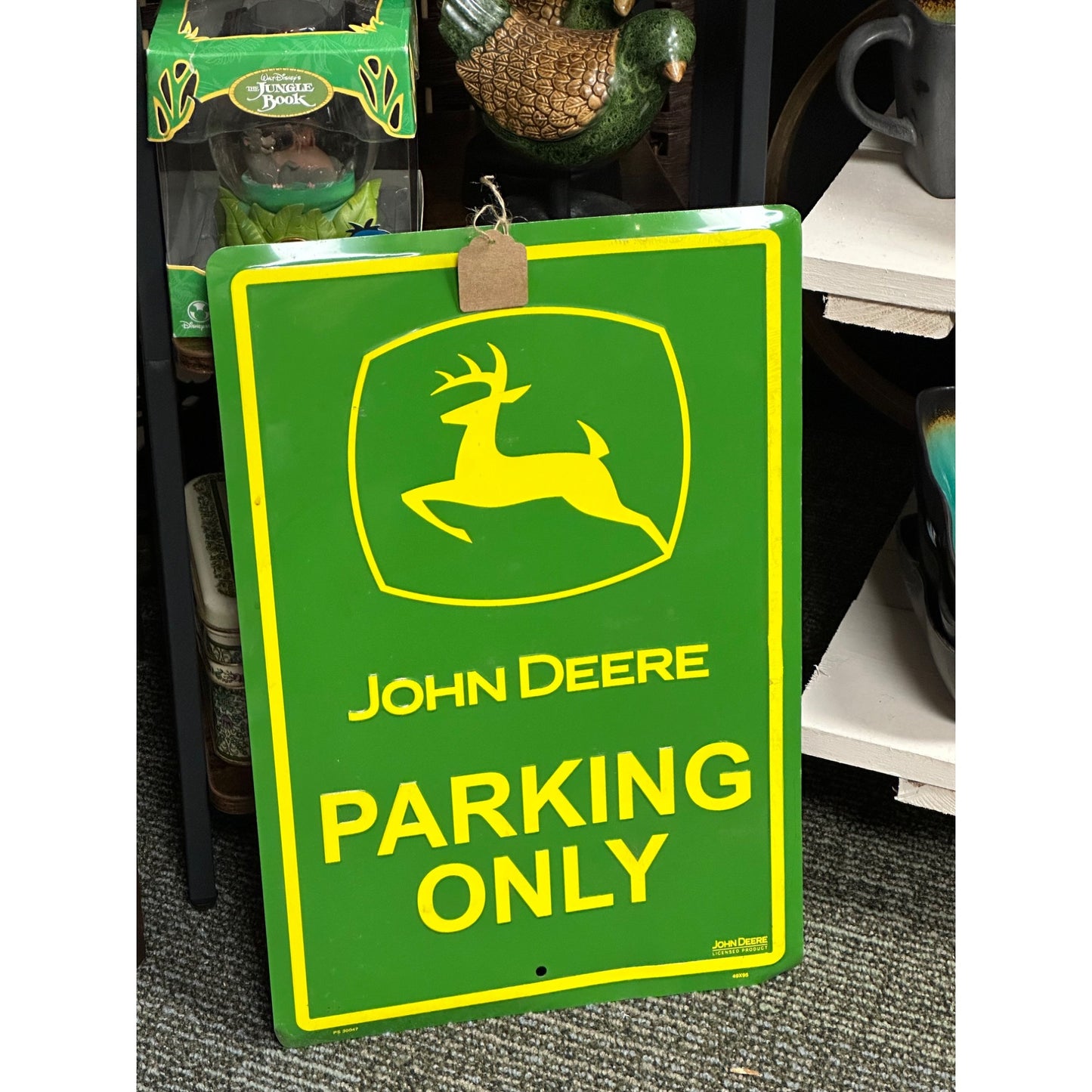 John Deere Collectibles Bundle: Mugs Tin Box Keepsake Ornaments Green Tumbler Bear Figurine Tractor Model