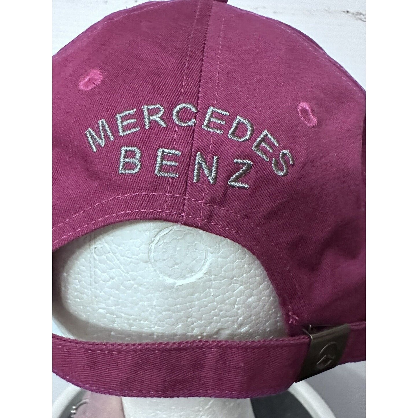 Mercedes Benz Bling 3D Logo Hat Cap With Crystals  Pink Adjustable