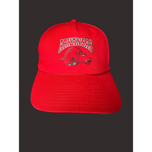 University Arkansas Razorbacks Red Snapback Hat