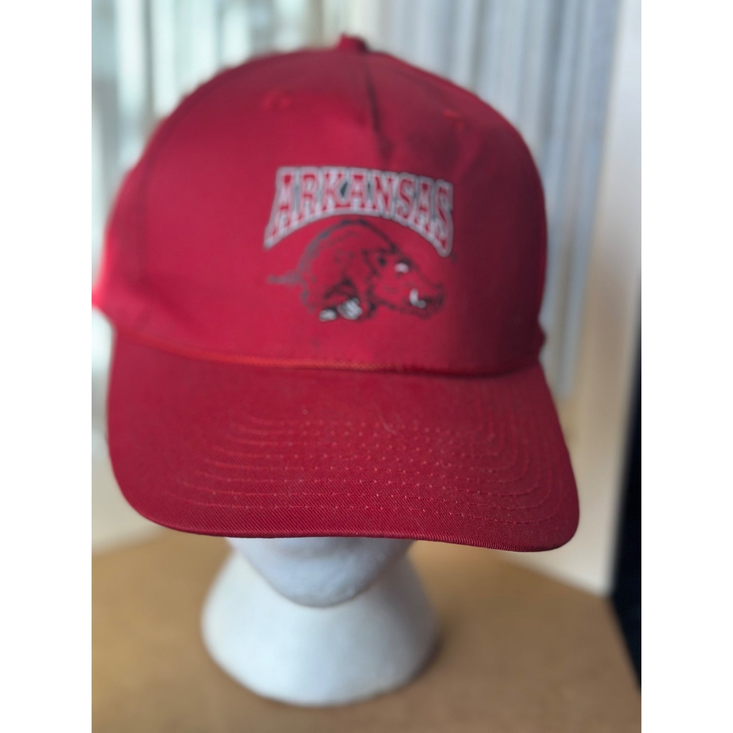 University Arkansas Razorbacks Red Snapback Hat