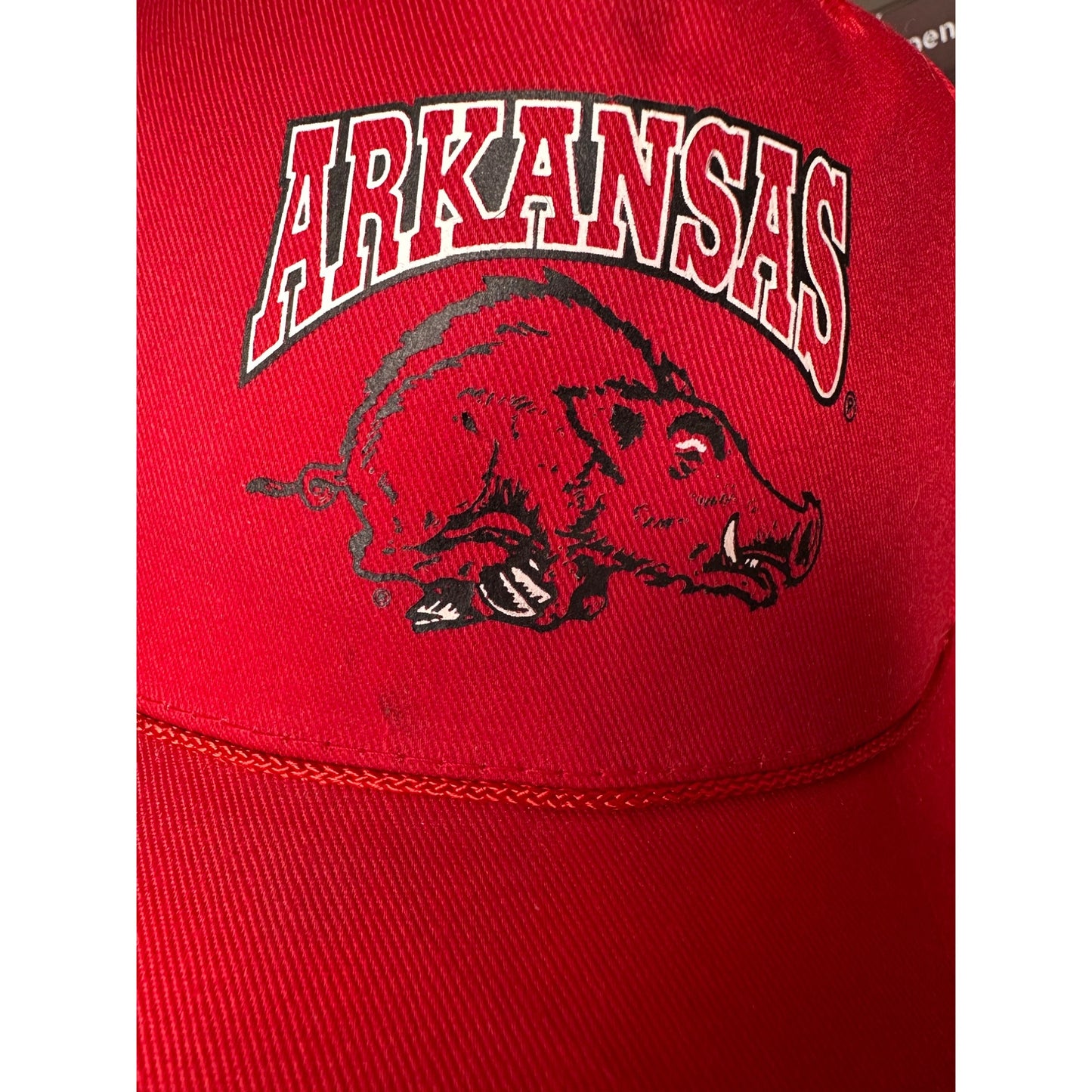 University Arkansas Razorbacks Red Snapback Hat