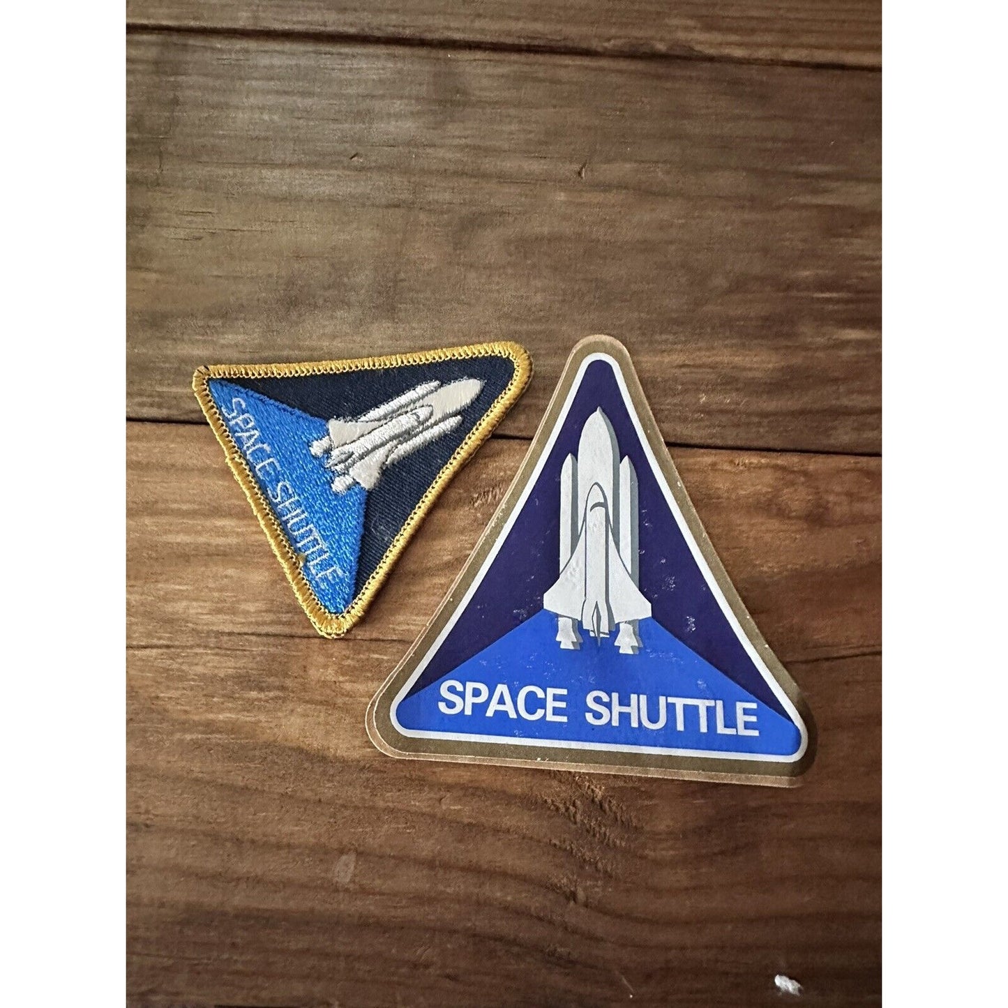 NASA Space Shuttle - Triangular 3” Patch & Sticker