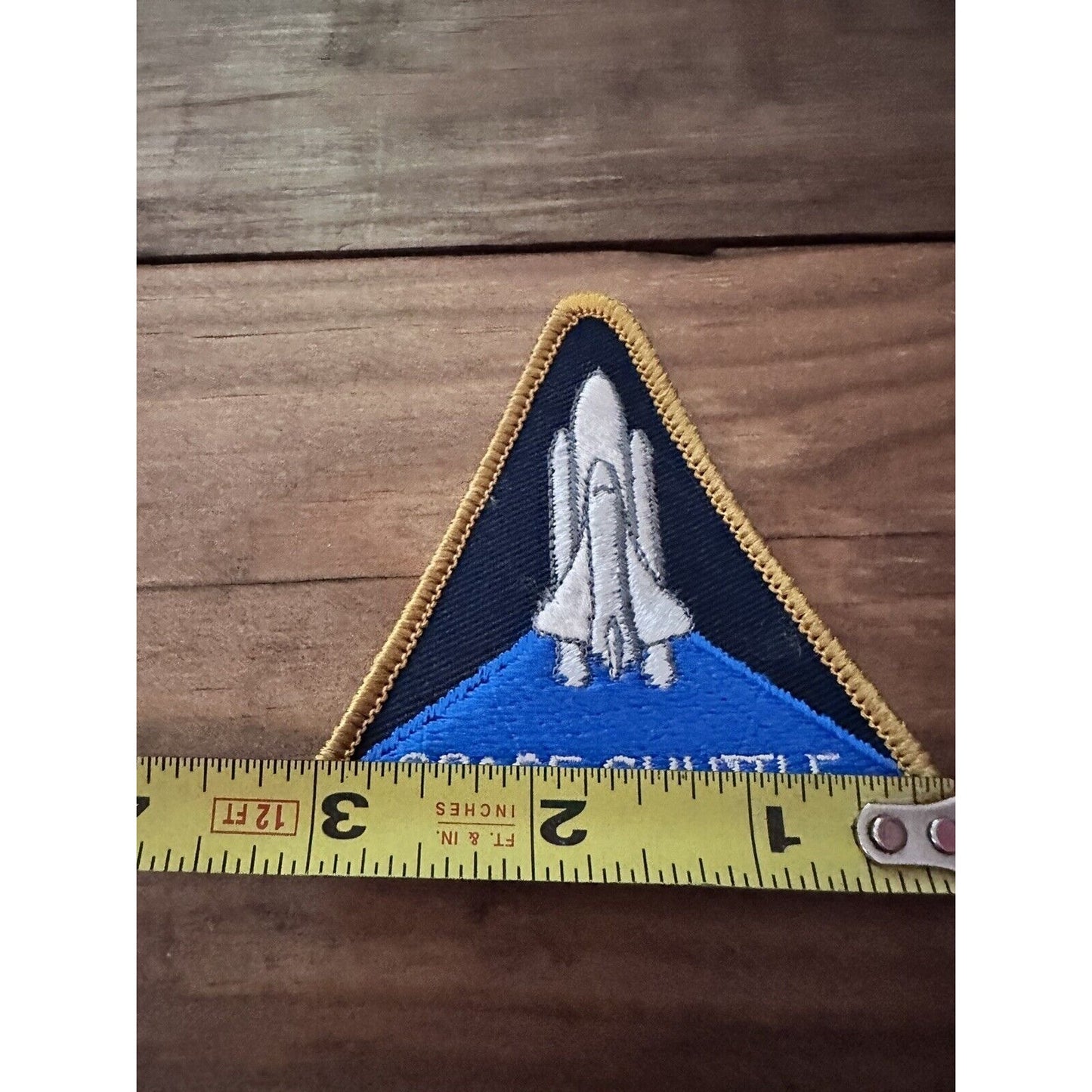 NASA Space Shuttle - Triangular 3” Patch & Sticker