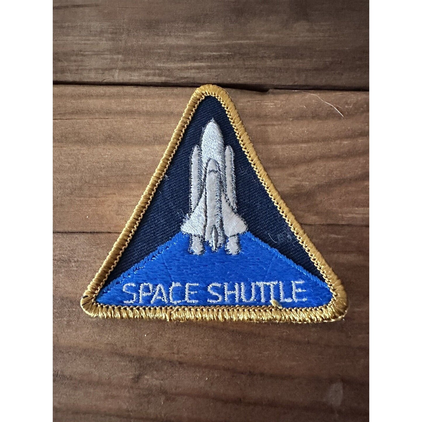 NASA Space Shuttle - Triangular 3” Patch & Sticker