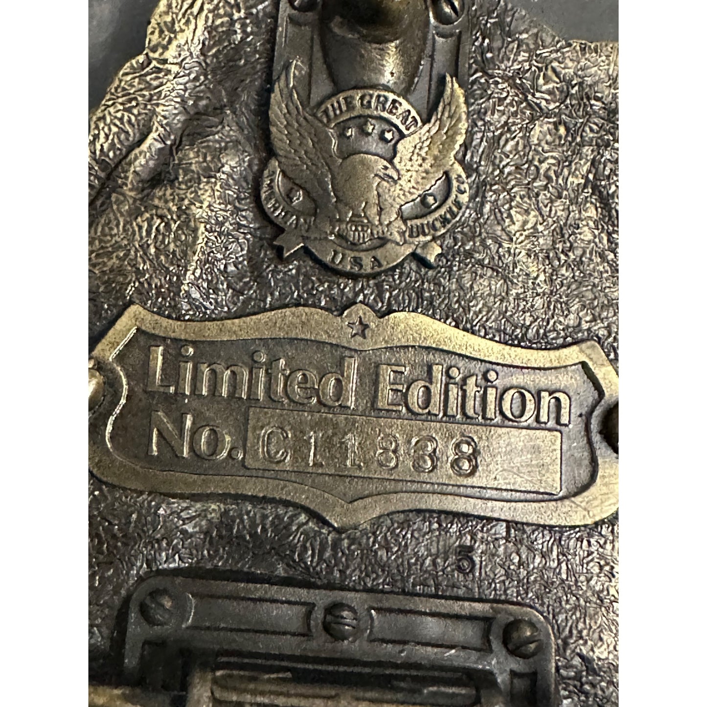 United States Of America Constitution Commemorative Belt Buckle 1787-1987 Limited Edition