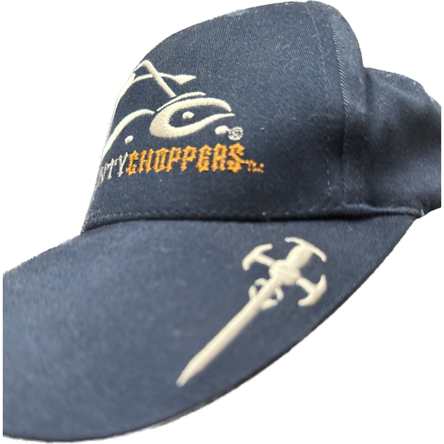 Orange County Choppers motorcycle hat cap Blue Orange Embroidered