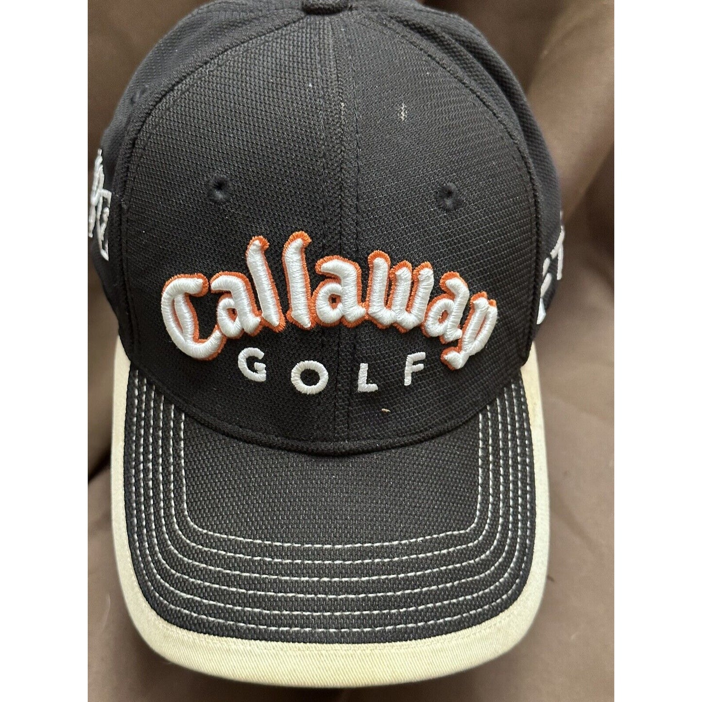 Callaway Tour i Golf Cap Hat Black Orange Sports New Era  90s Fusion Technology