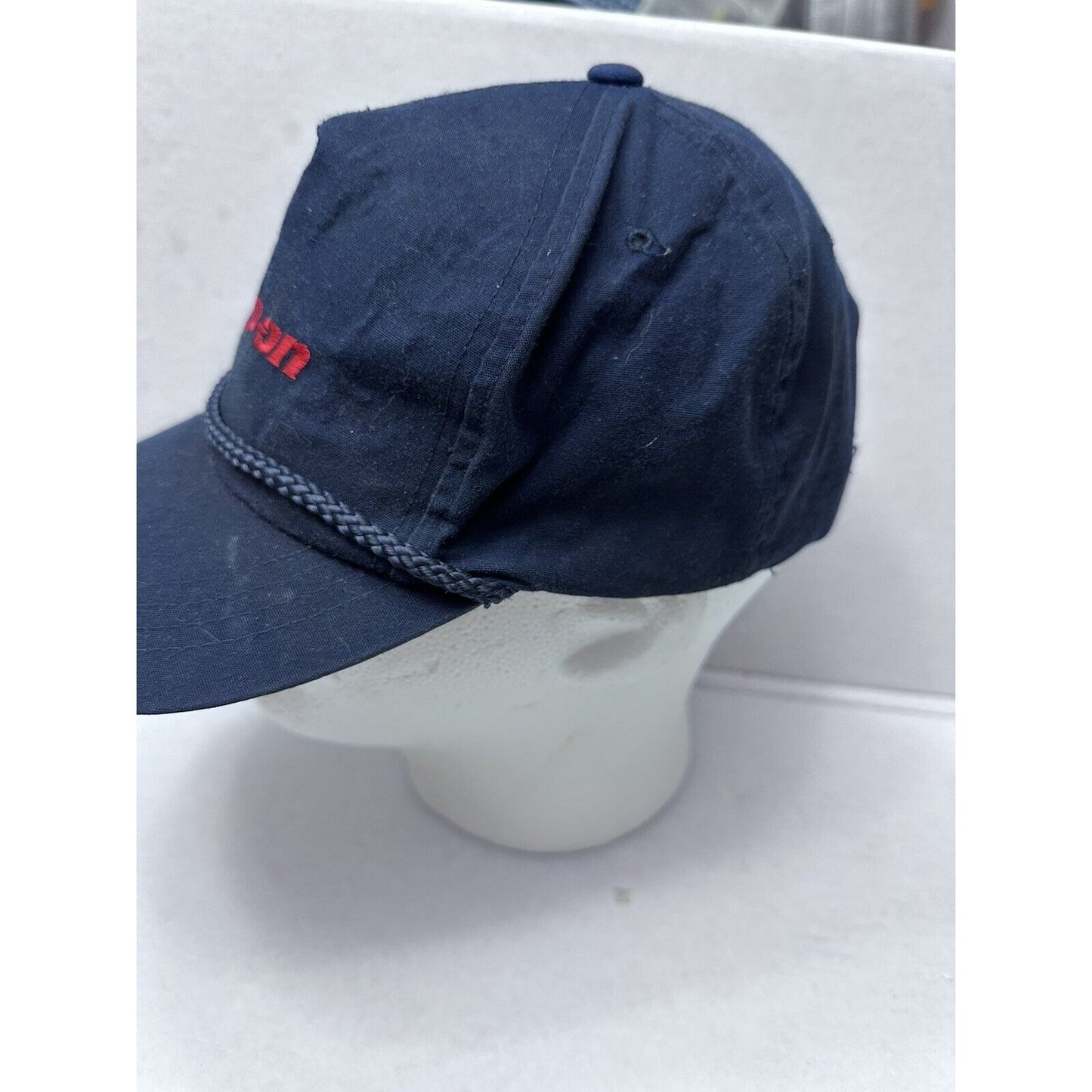 SNAP ON Hat Snap-On Tools Navy blue Rope Snapback  Adjustable Cap Yupoong