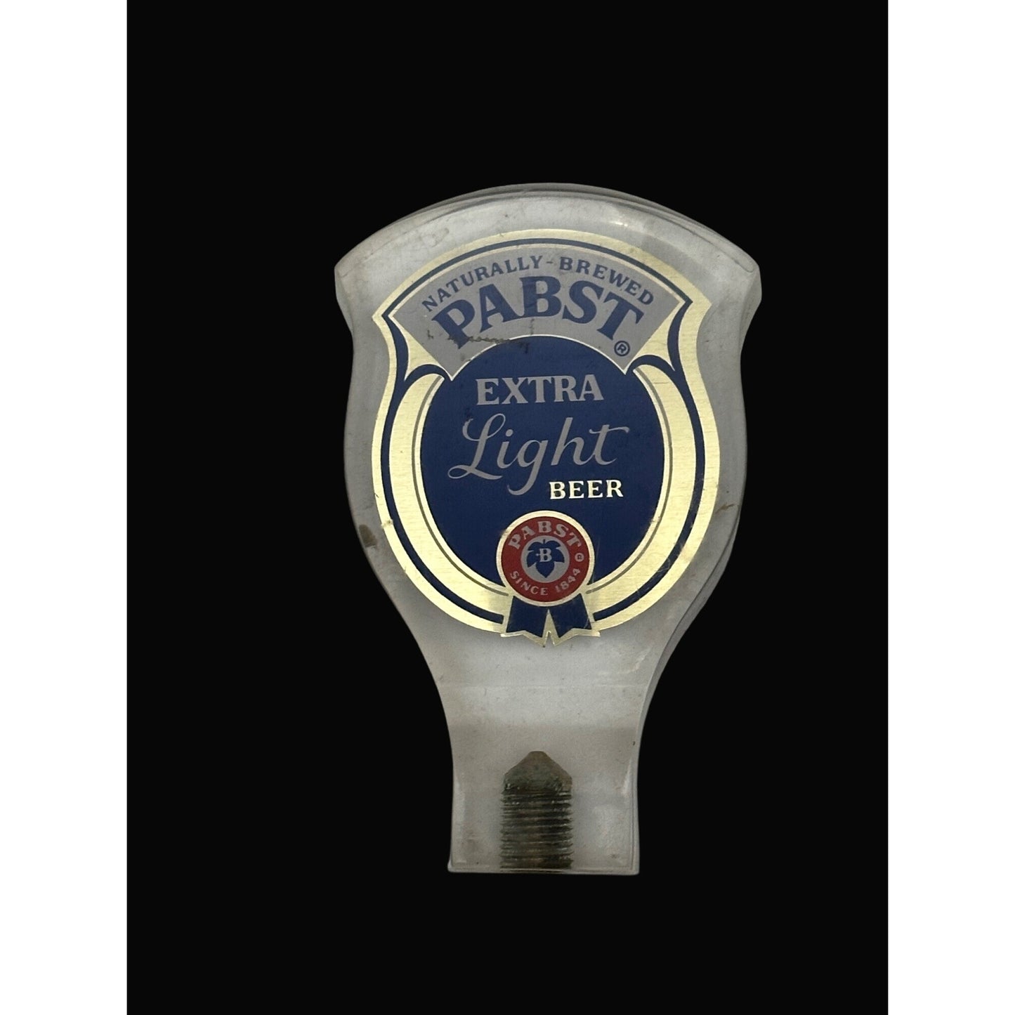 Pabst Extra Light Beer acrylic  Tap Handle vintage