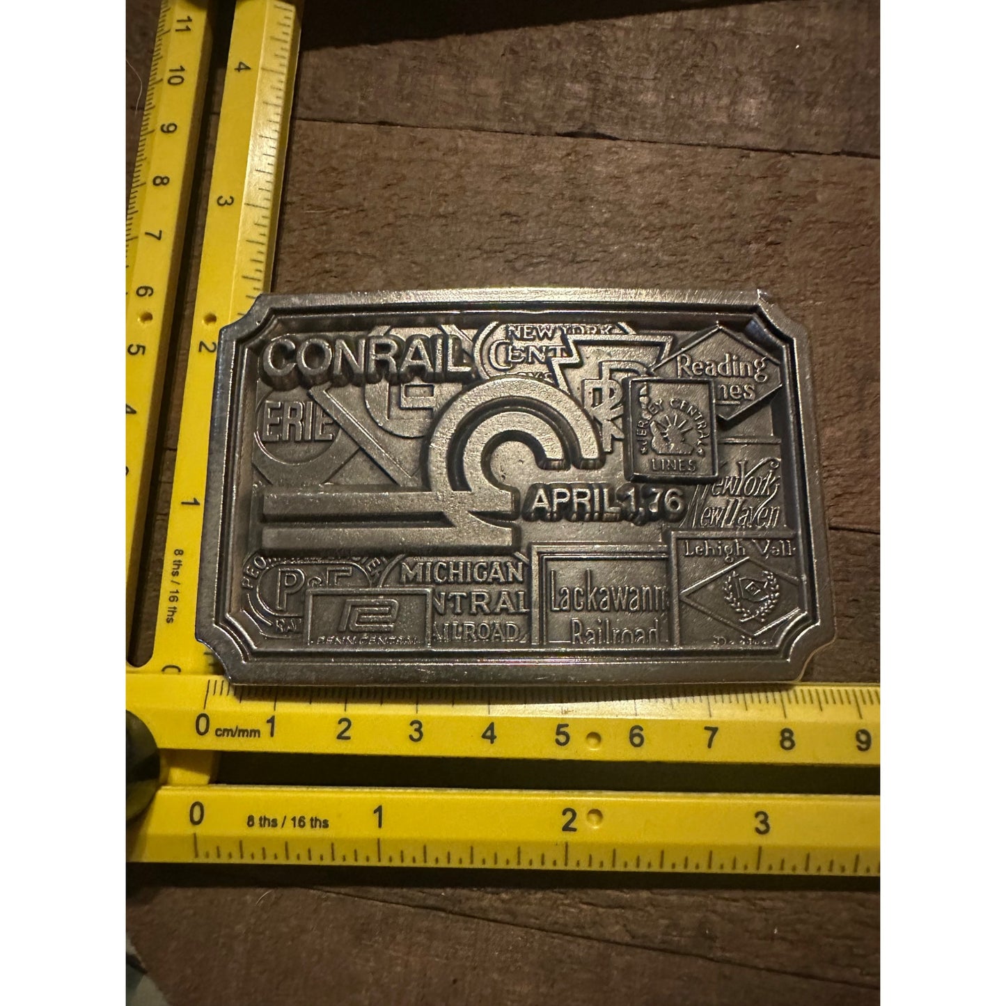 Koleaco Conrail Railroad Commemorative Belt Buckle April 1976