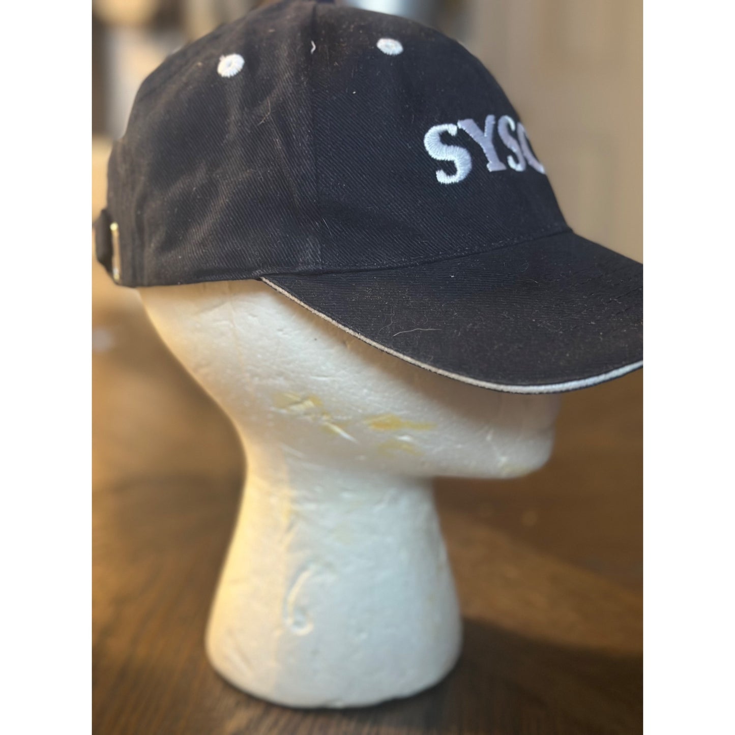 Sysco Adjustable Navy Blue Baseball Cap 2001 100% Cotton One Size Fits All