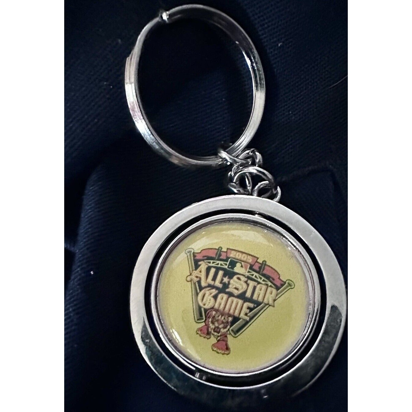 DETROIT TIGERS 2005 MLB All Star Game Classic Spinning Logo Keychain