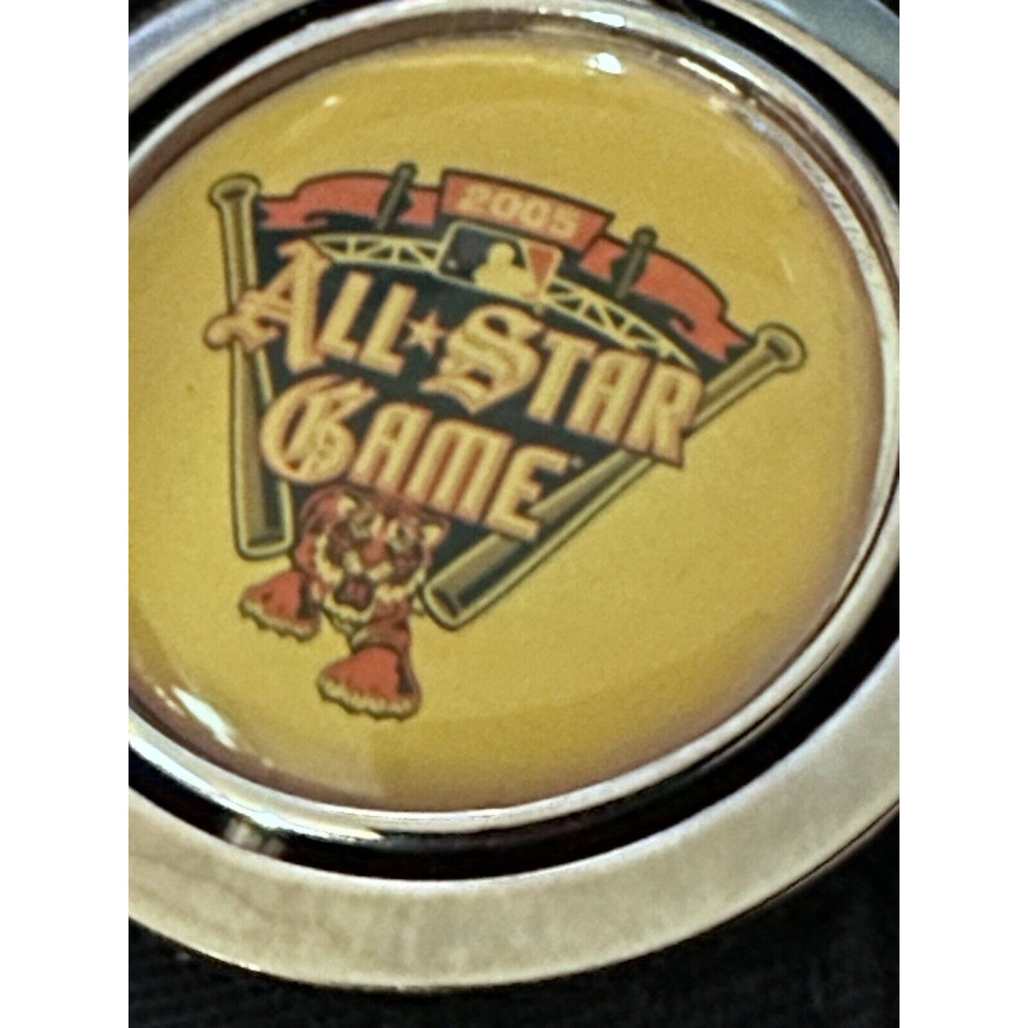 DETROIT TIGERS 2005 MLB All Star Game Classic Spinning Logo Keychain