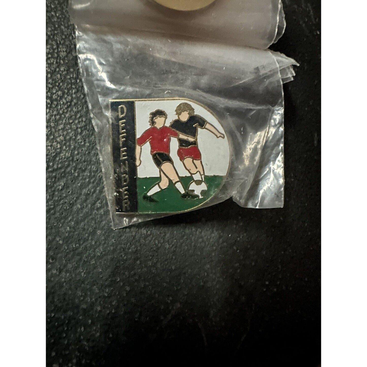 SOCCER FAN DEFENDER PIN, Futball Fans Enamel Lapel PIN Trader