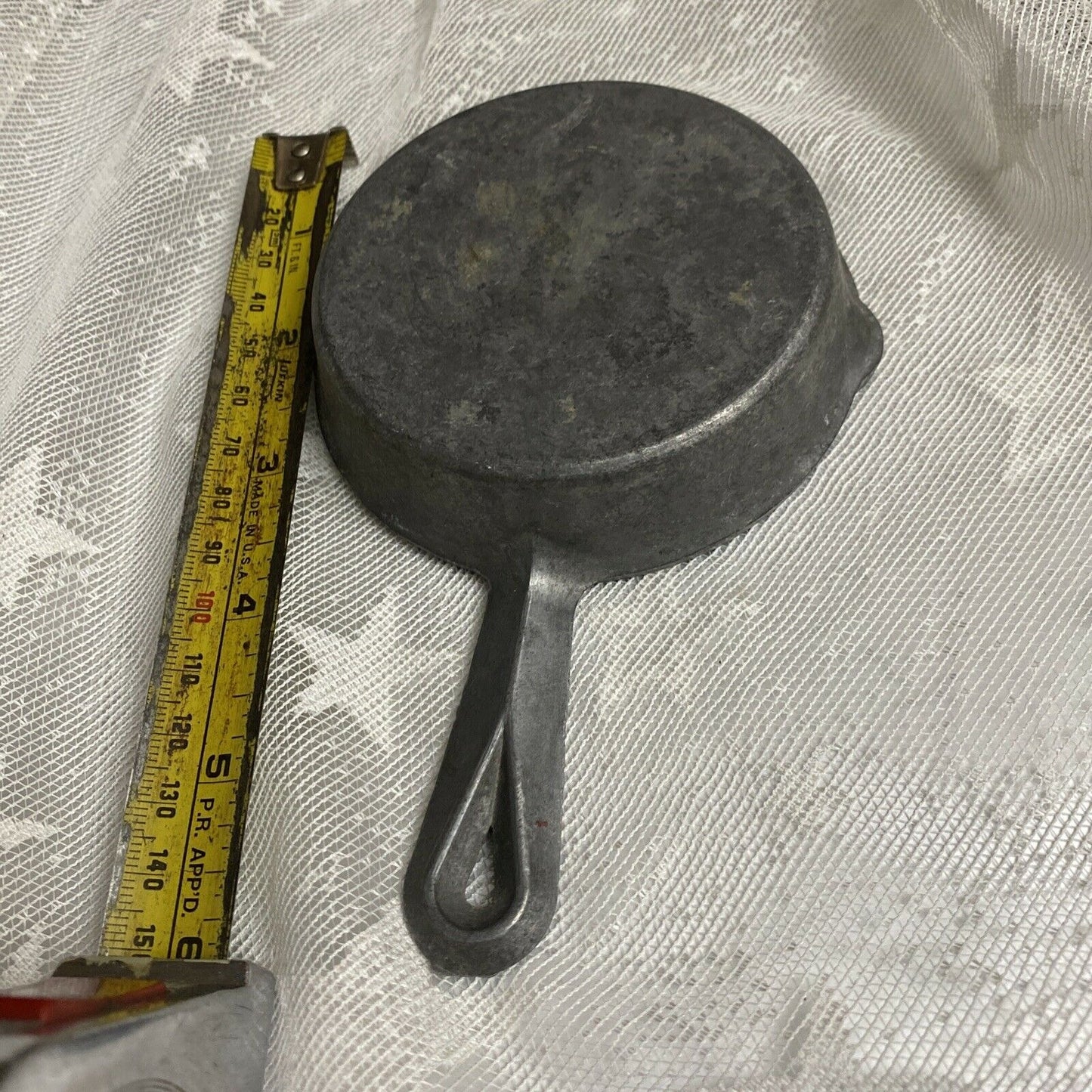 Moorman's Metal Pan Ashtray Spoon Rest  6 Inch Long