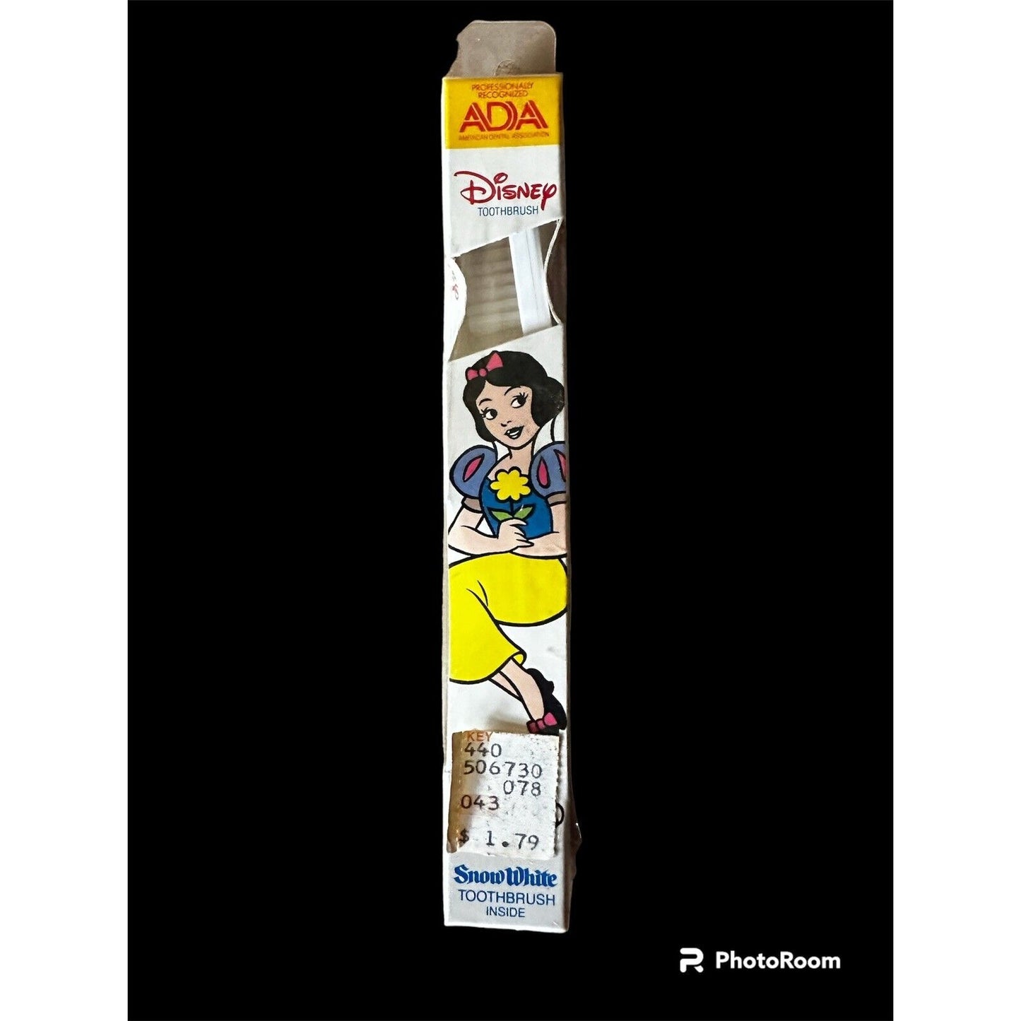 Disney Snow White Snowwhite ADA Toothbrush (Unused) In Package Rare !! Tags