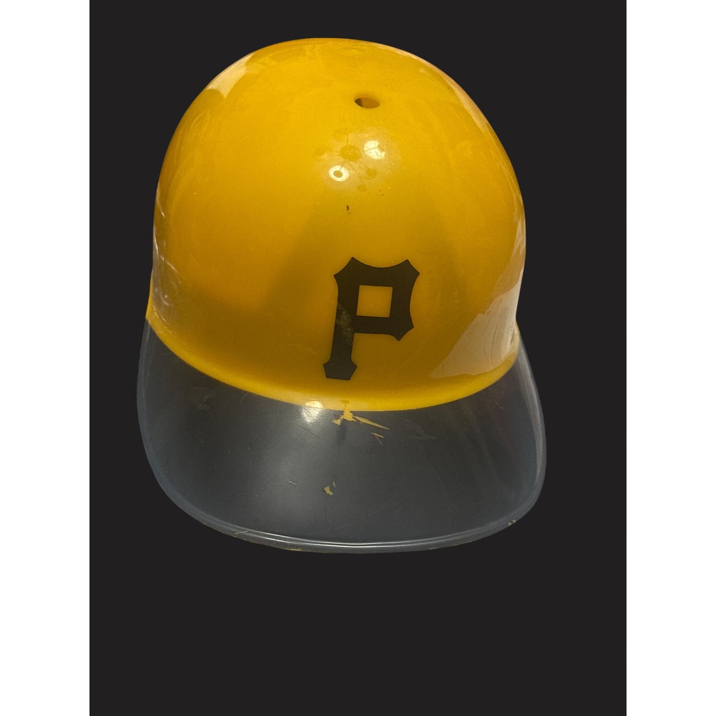1969  Pittsburgh Pirates Yellow & Black Plastic Souvenir Helmet Adjustable Strap
