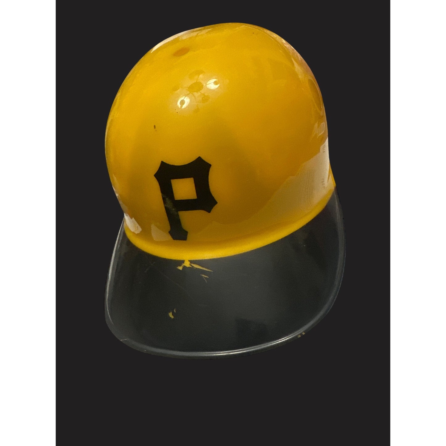 1969  Pittsburgh Pirates Yellow & Black Plastic Souvenir Helmet Adjustable Strap