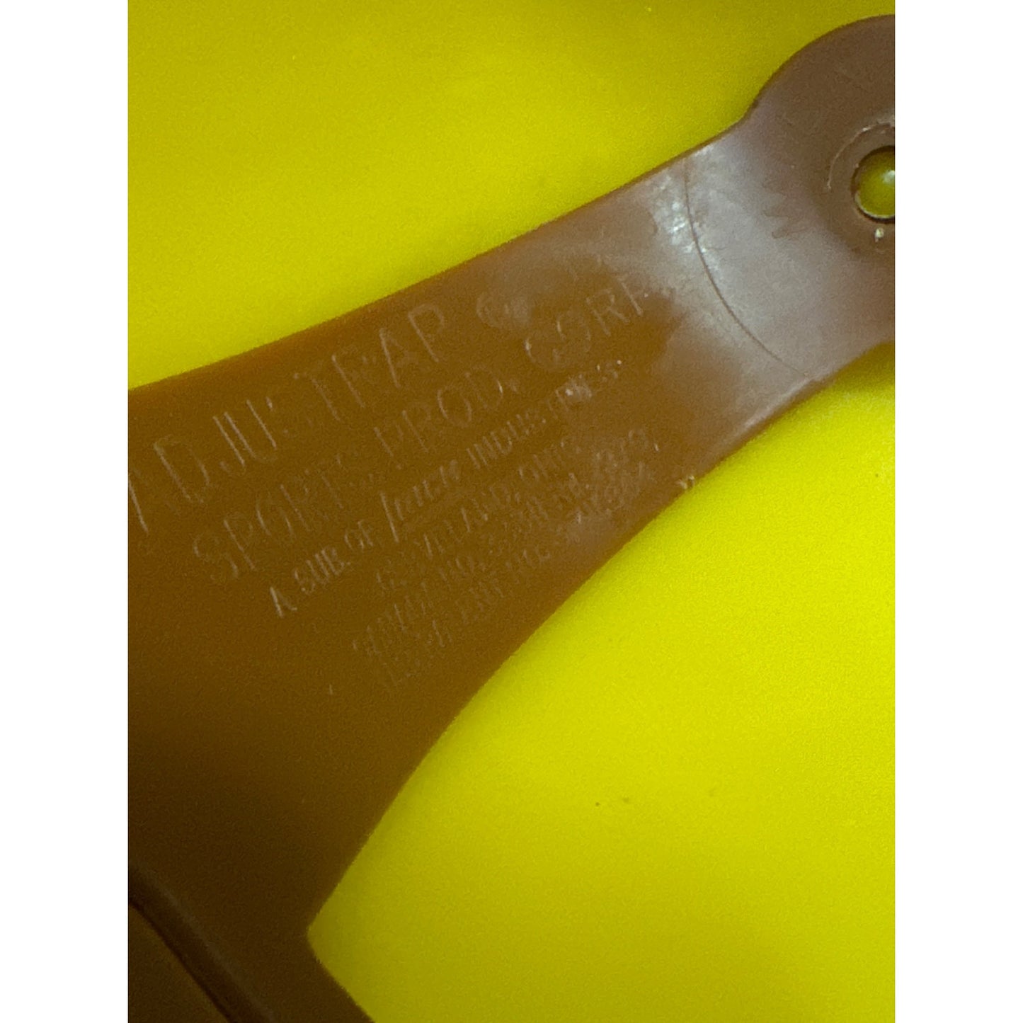 1969  Pittsburgh Pirates Yellow & Black Plastic Souvenir Helmet Adjustable Strap