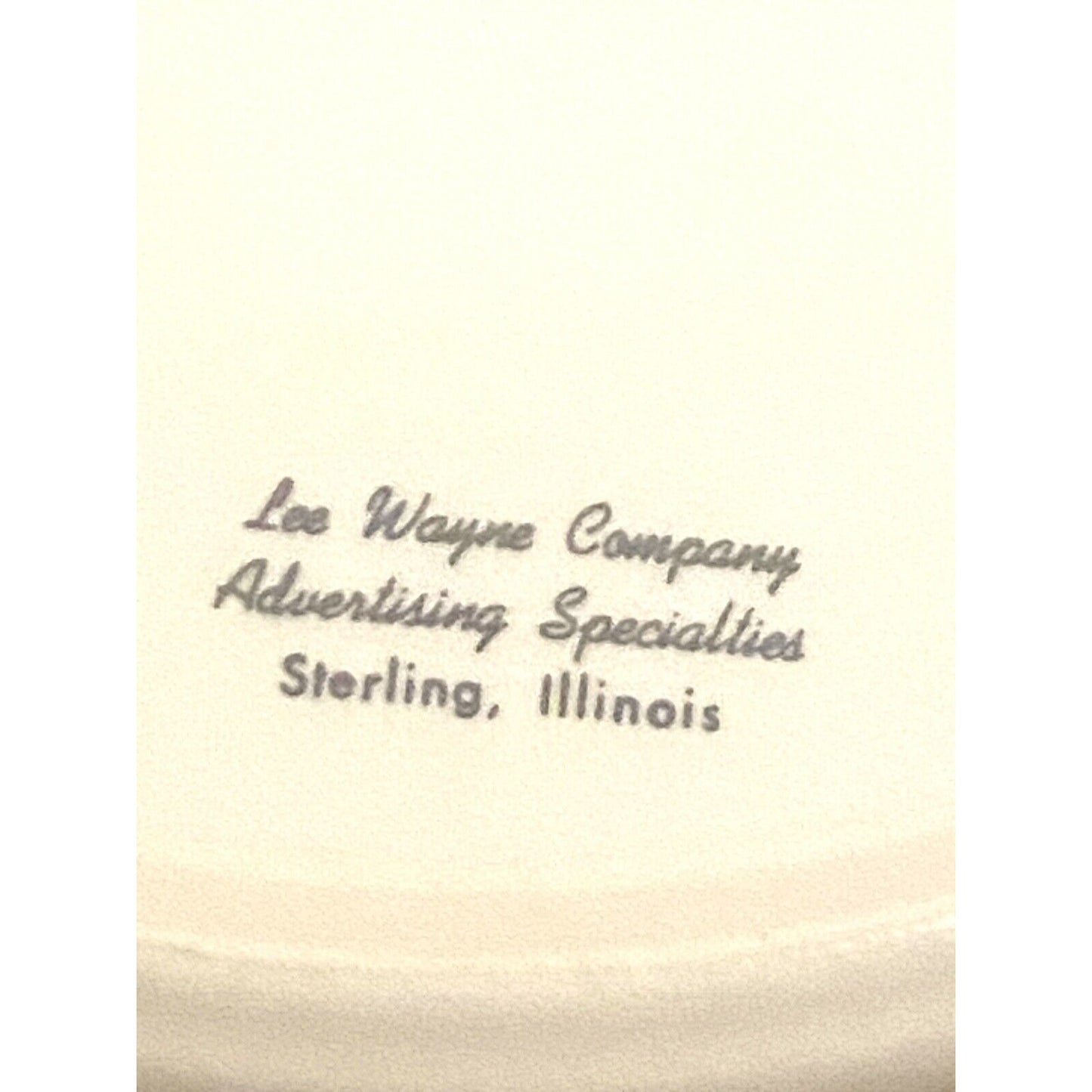 DOHRN FREIGHT TRANSFER TRANSPORTATION CERAMIC ASHTRAY 6.5” STERLING ILLINOIS