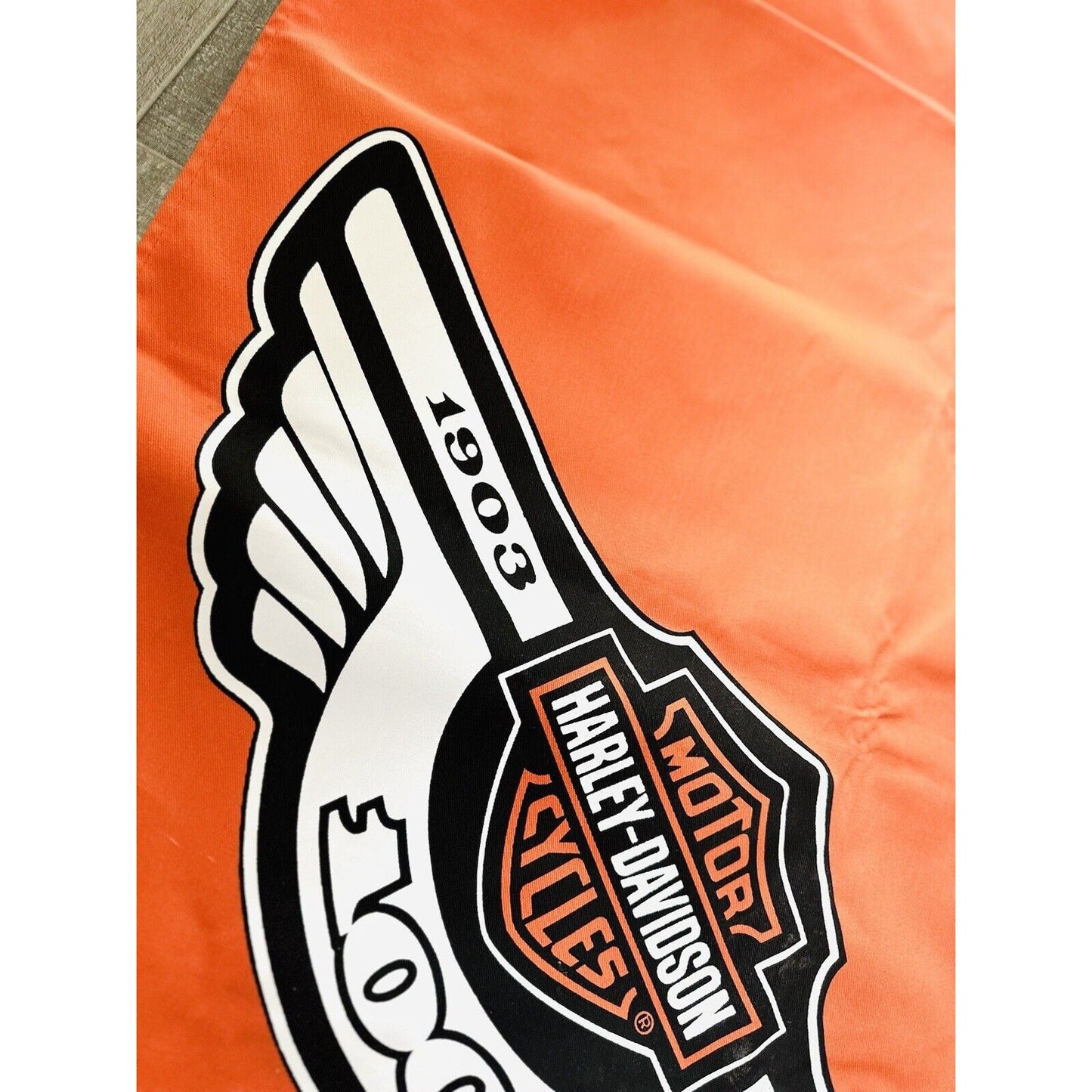 Harley-Davidson very rare 100th Anniversary Dealer Banner flag & Tablecloth 54"