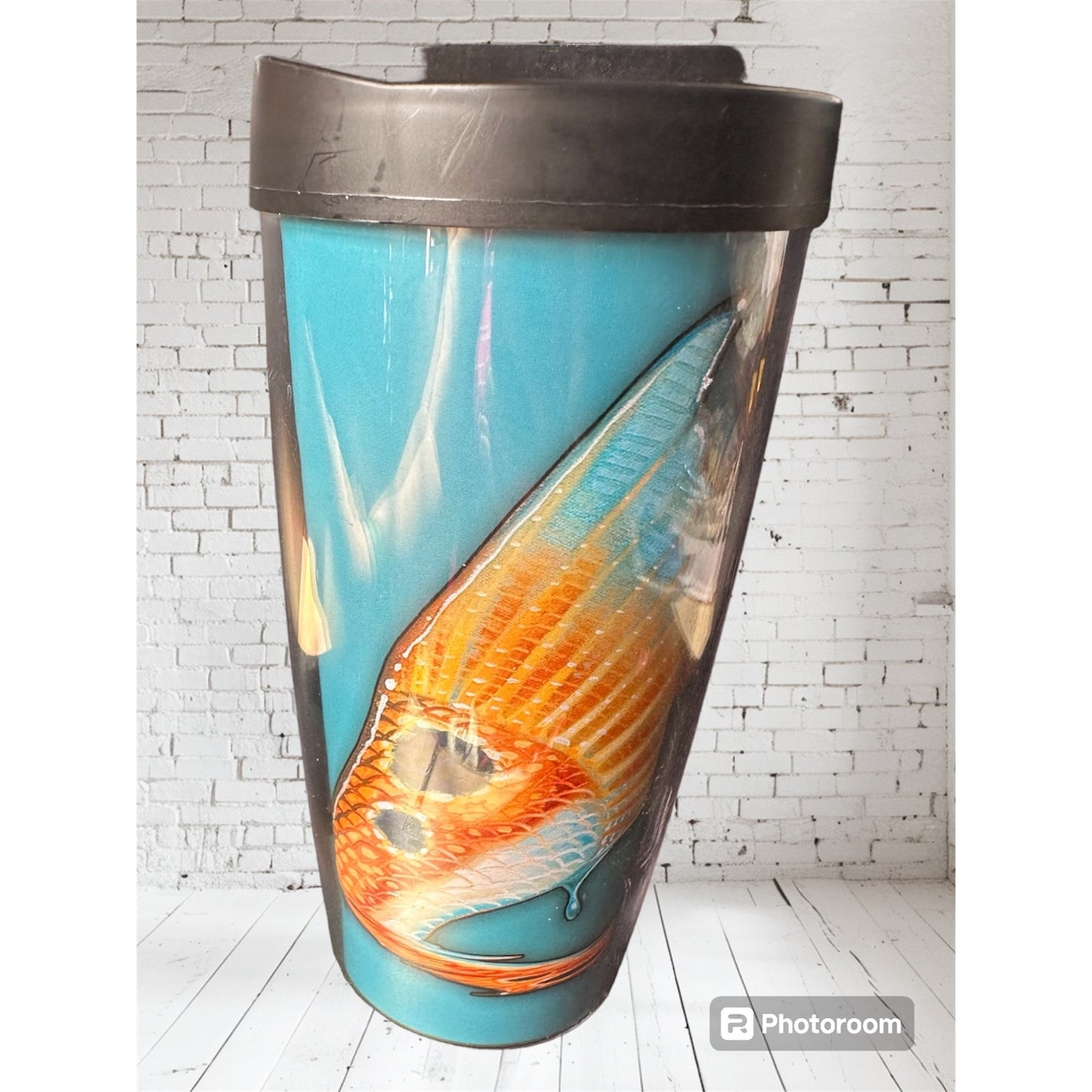 Derek DeYoung Tailing redfish Signature Travel Tumbler