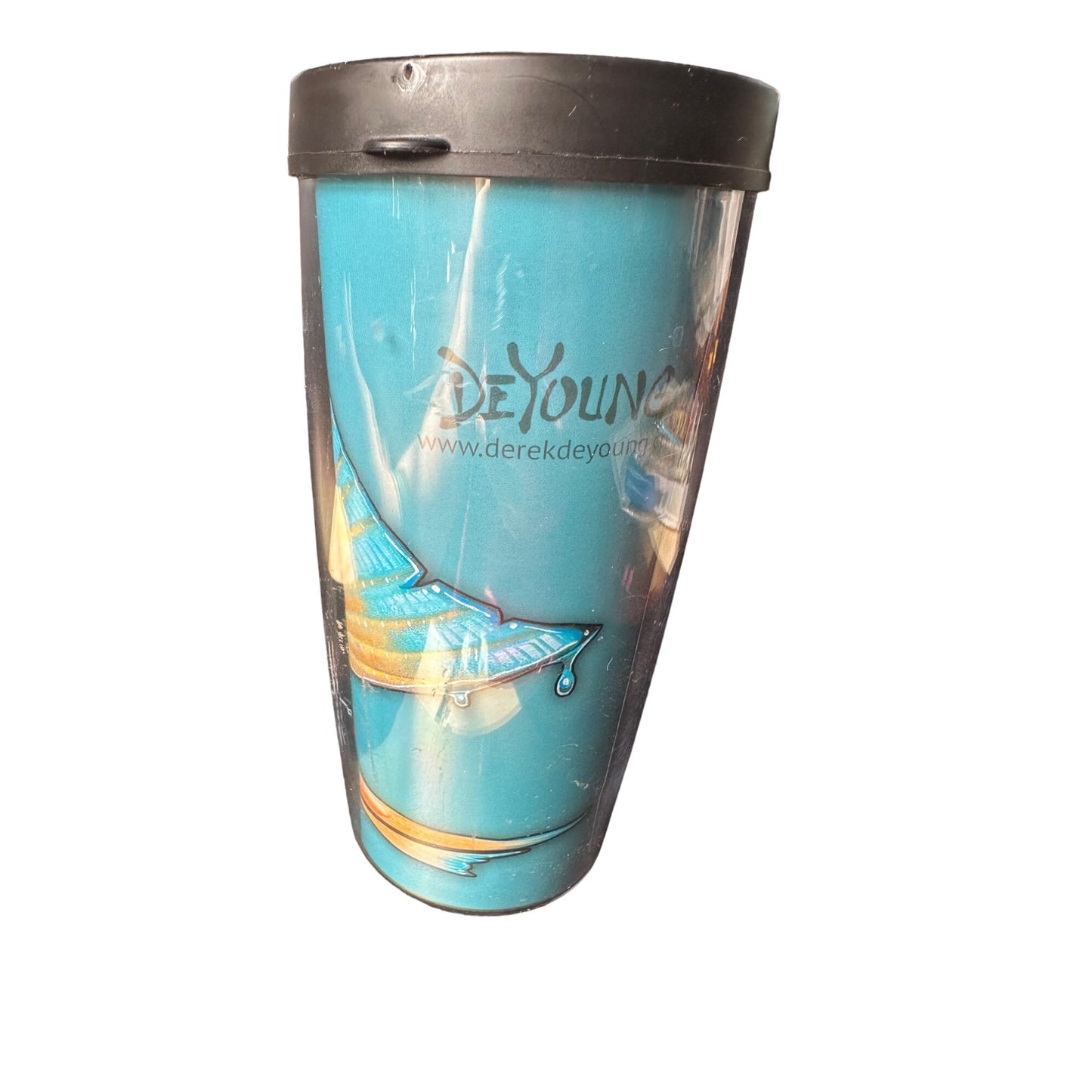 Derek DeYoung Tailing redfish Signature Travel Tumbler