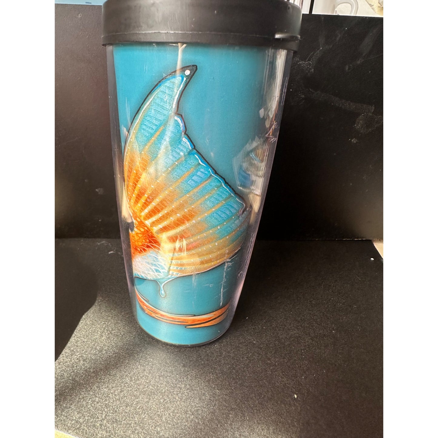 Derek DeYoung Tailing redfish Signature Travel Tumbler