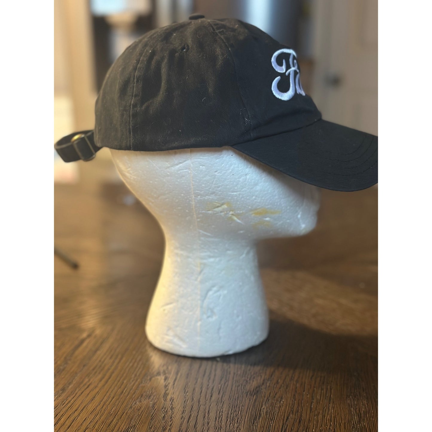 Ford Black Cotton Baseball Cap Adjustable Strap