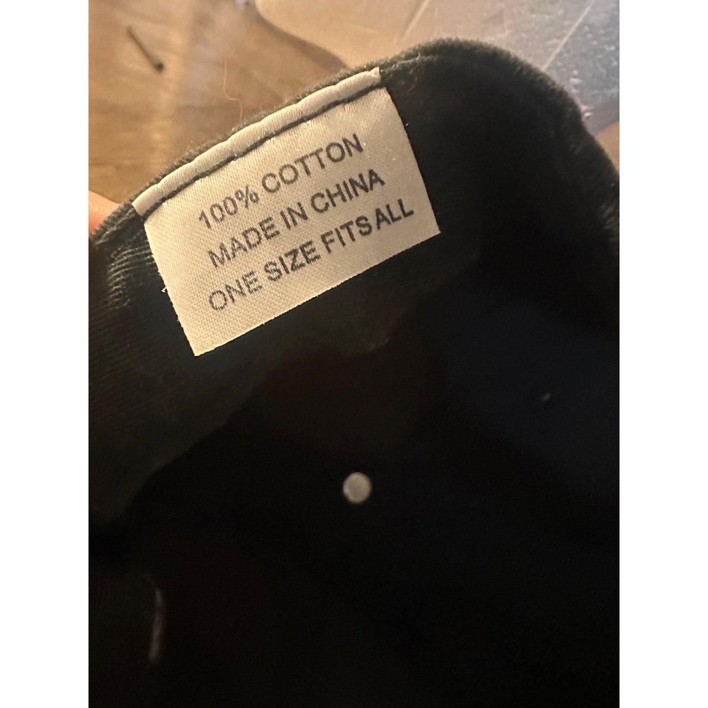 Ford Black Cotton Baseball Cap Adjustable Strap