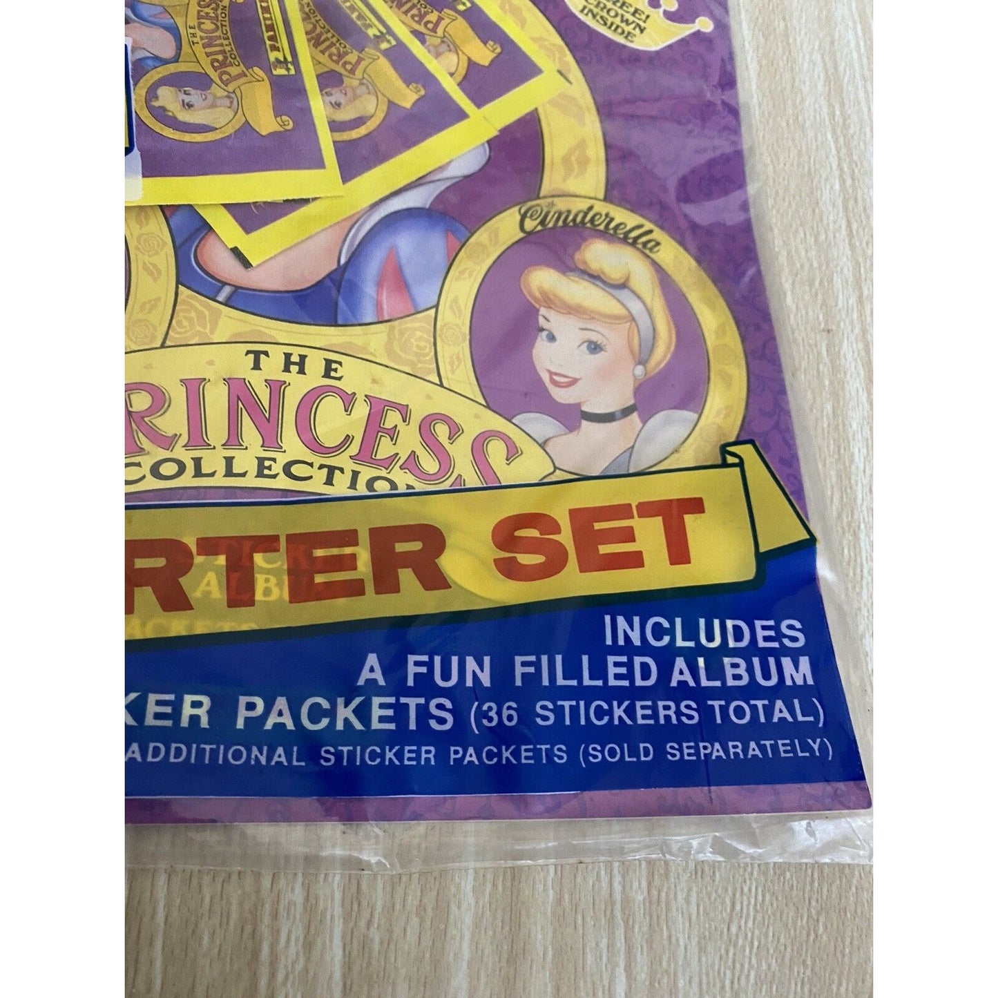 Factory Sealed Disney The Princess Collection Sticker Album Starter Set