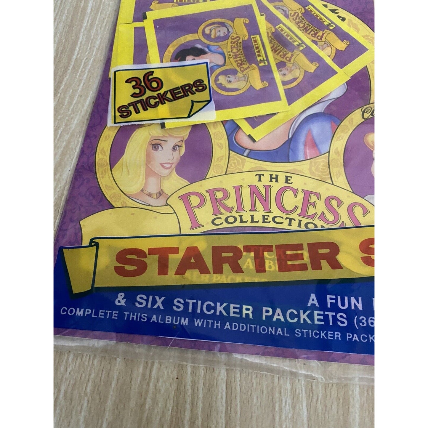 Factory Sealed Disney The Princess Collection Sticker Album Starter Set