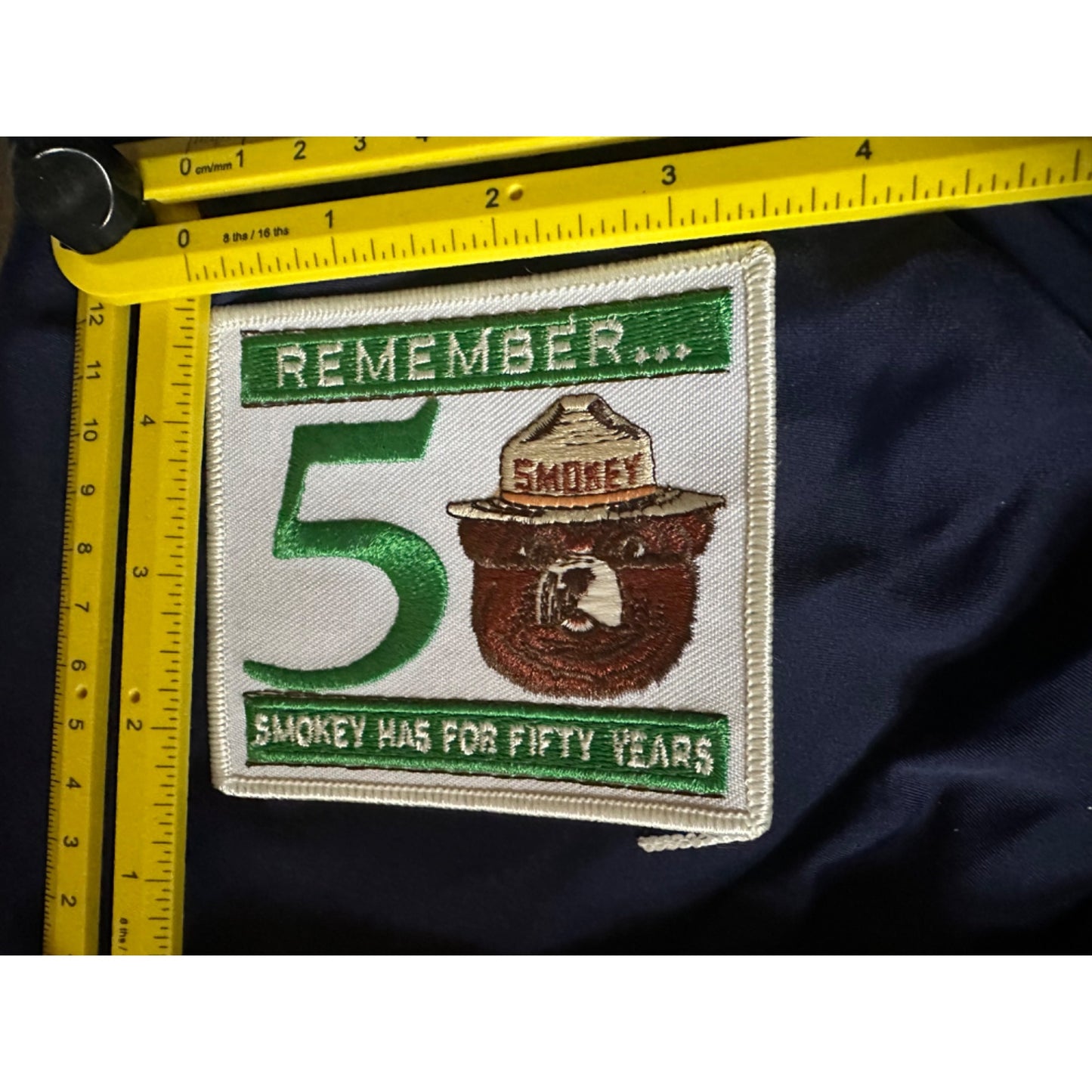 Smokey Bear Remember 50 Years Patch