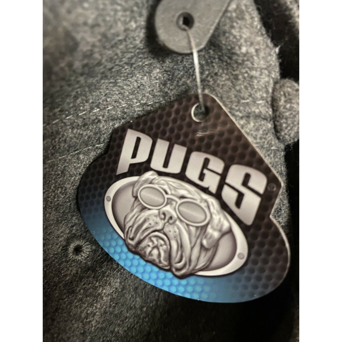 GRAY Pugs Gear with Furlike Earflap Cap. NWT All Season