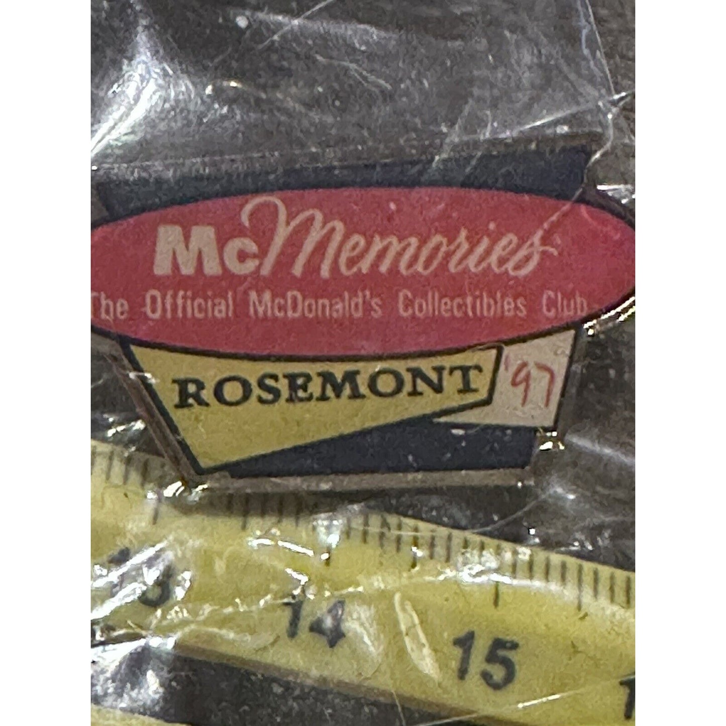 McDonald's McMemories Collectors Club 1997 Rosemont Lapel Pin