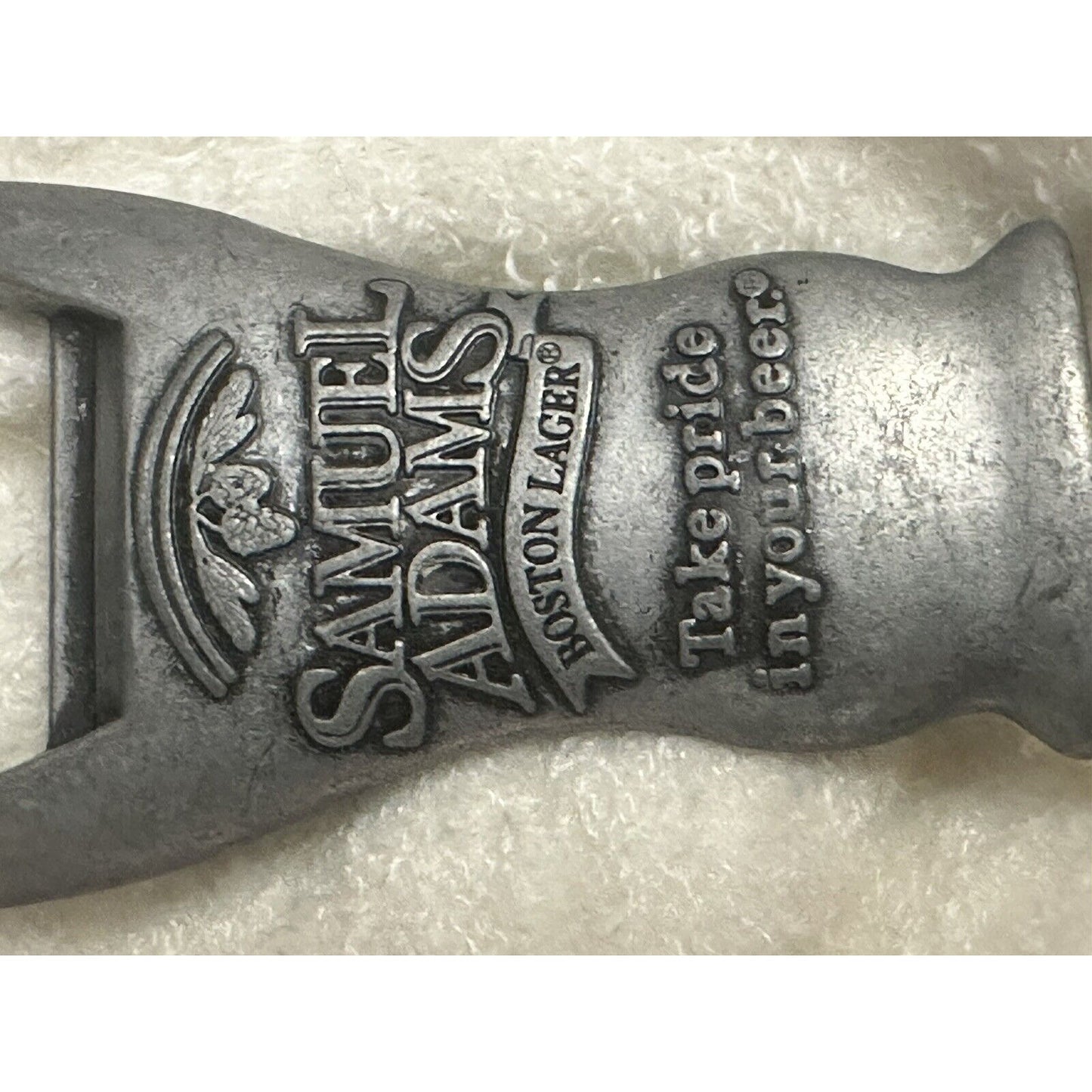 Samuel Adams Boston Lager Keychain Bottle Beer Opener Pewter