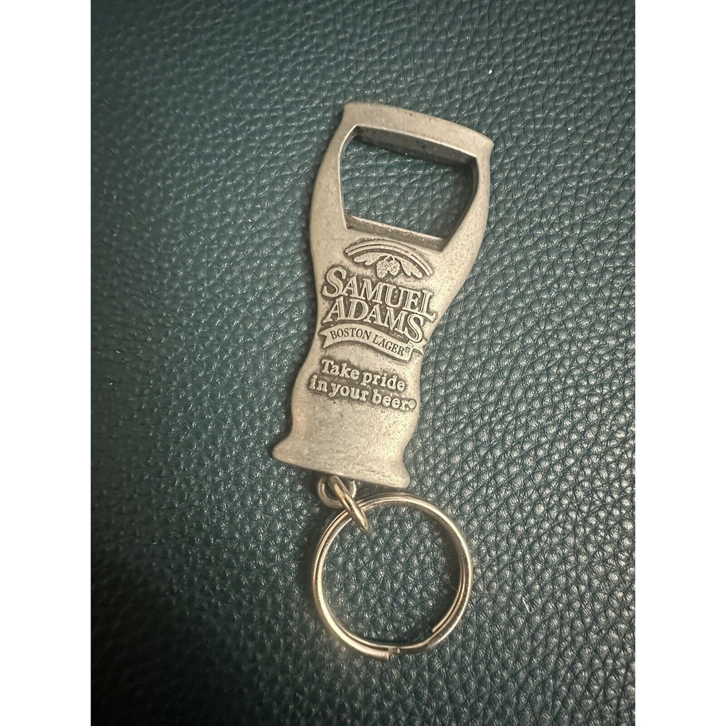 Samuel Adams Boston Lager Keychain Bottle Beer Opener Pewter