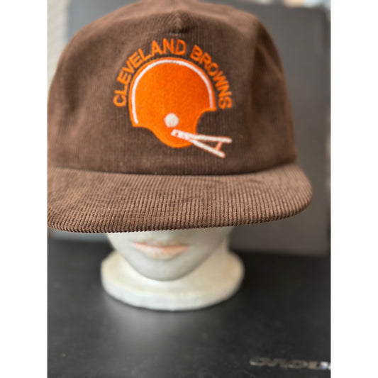 Cleveland Browns Corduroy Snapback Hat Adjustable vintage