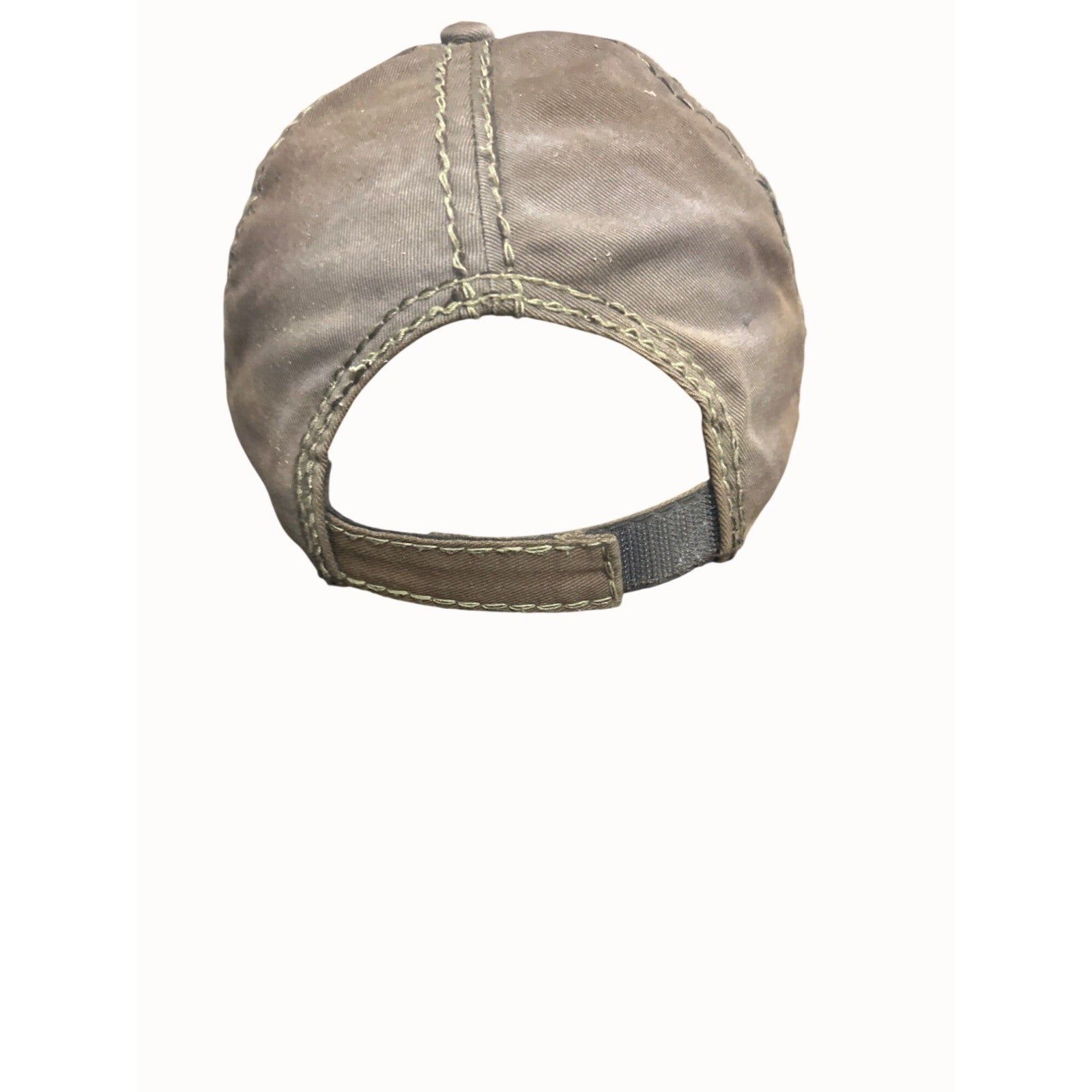 Mathews Solocam Brown Distressed Baseball Cap Hat Adjustable Strap Cotton One S