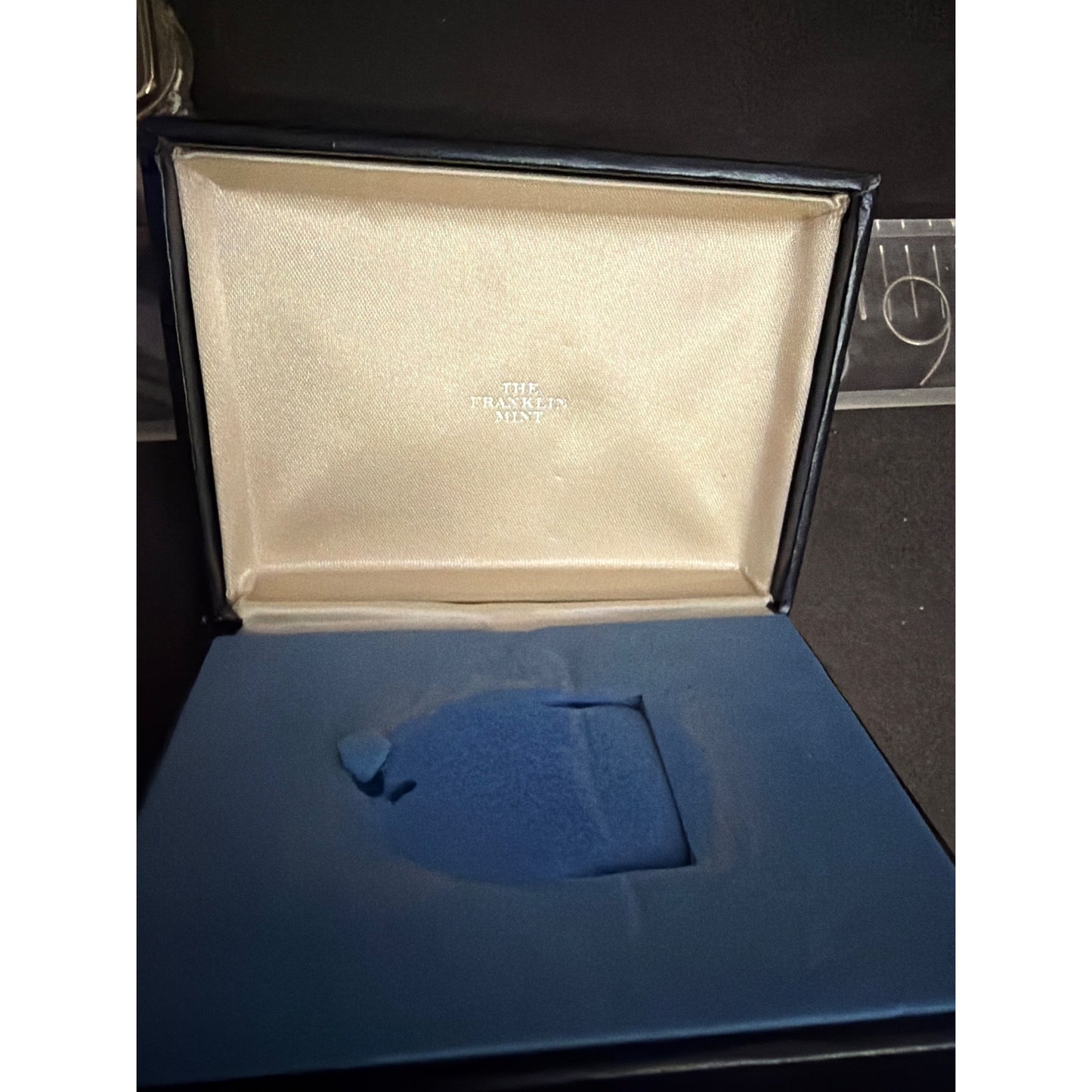 Ford Motor Co 75th Anniversary Buckle Franklin 1978 sterling silver Box COA