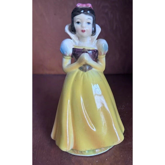 Snow White 5” Ceramic Figure Japan Vintage Disney