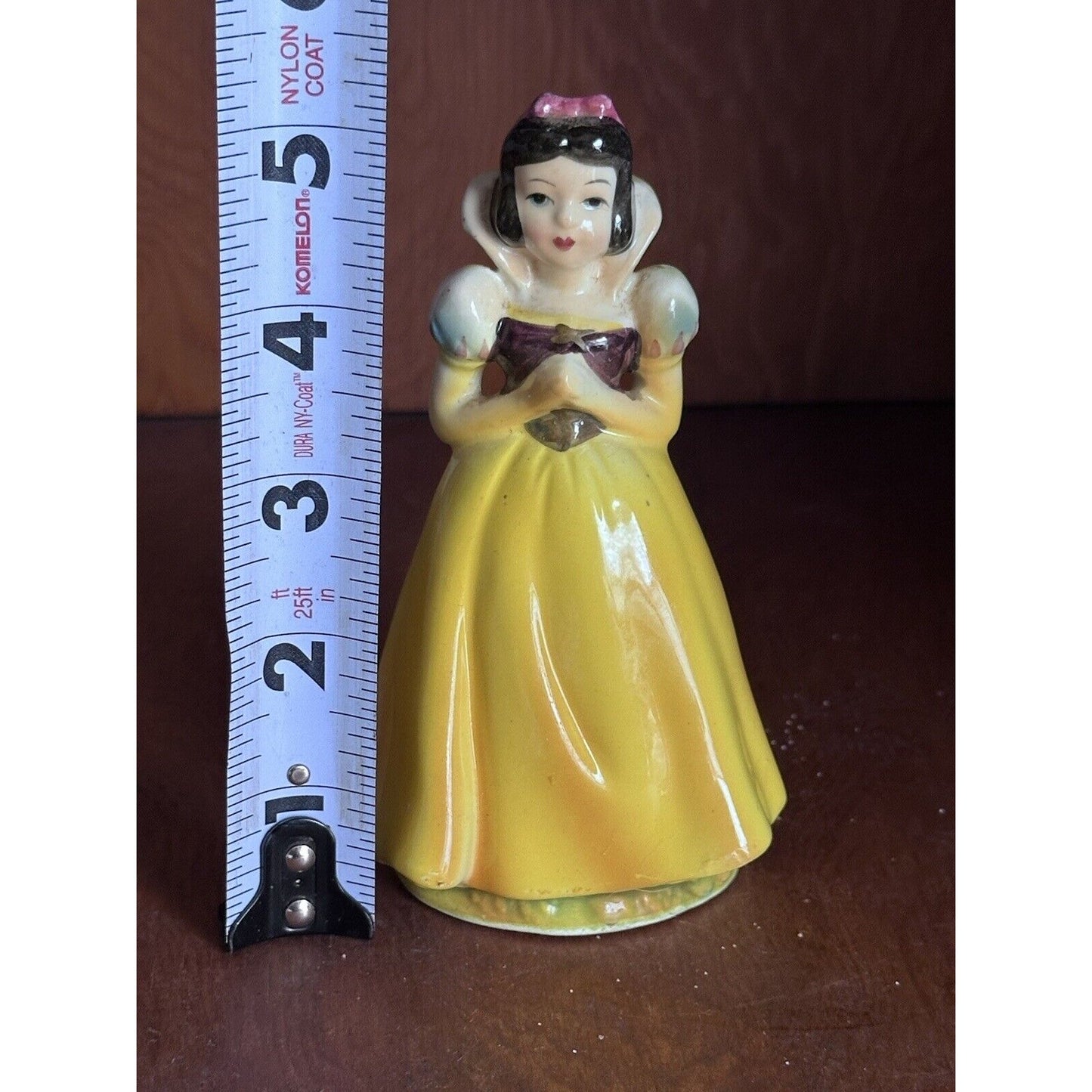 Snow White 5” Ceramic Figure Japan Vintage Disney