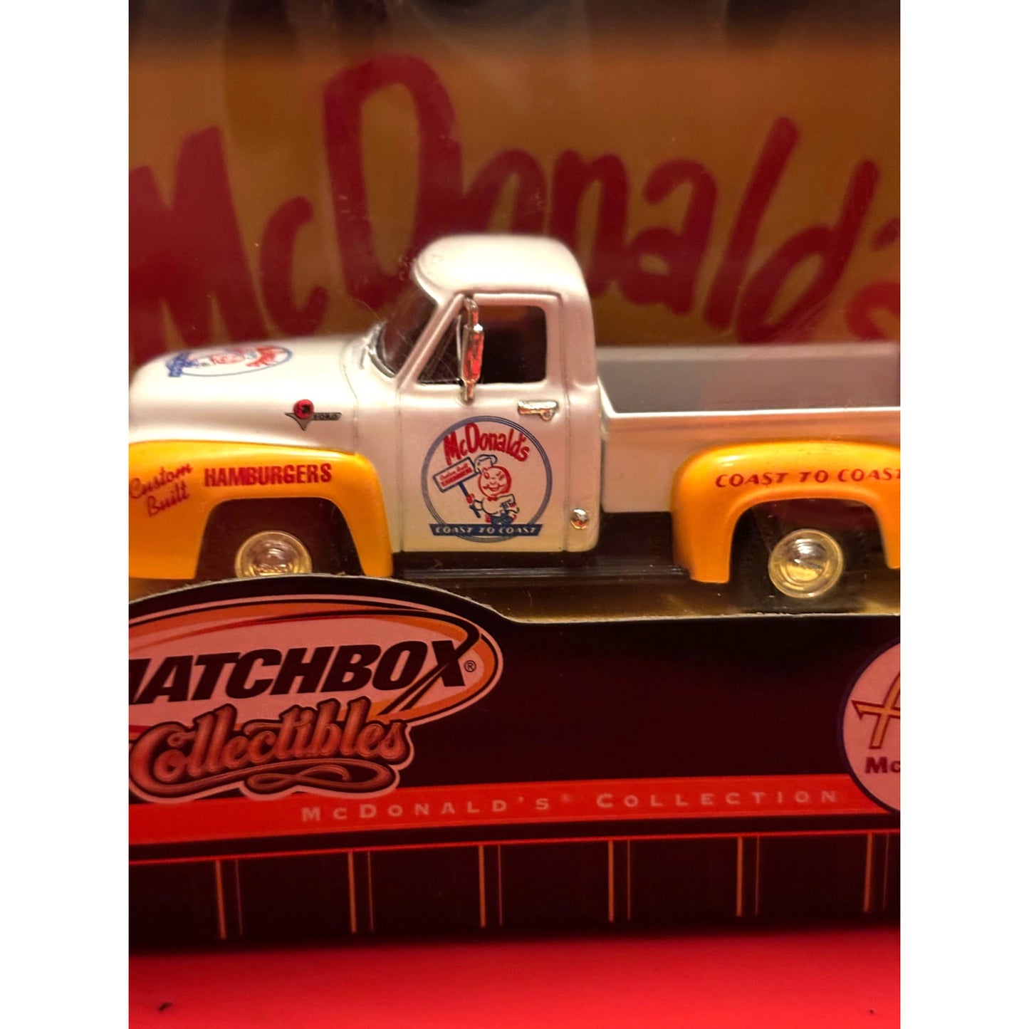 Matchbox Collectibles McDonalds Collection 1956 Ford F-100 Pickup Die-Cast Toy Truck Traditional Scale