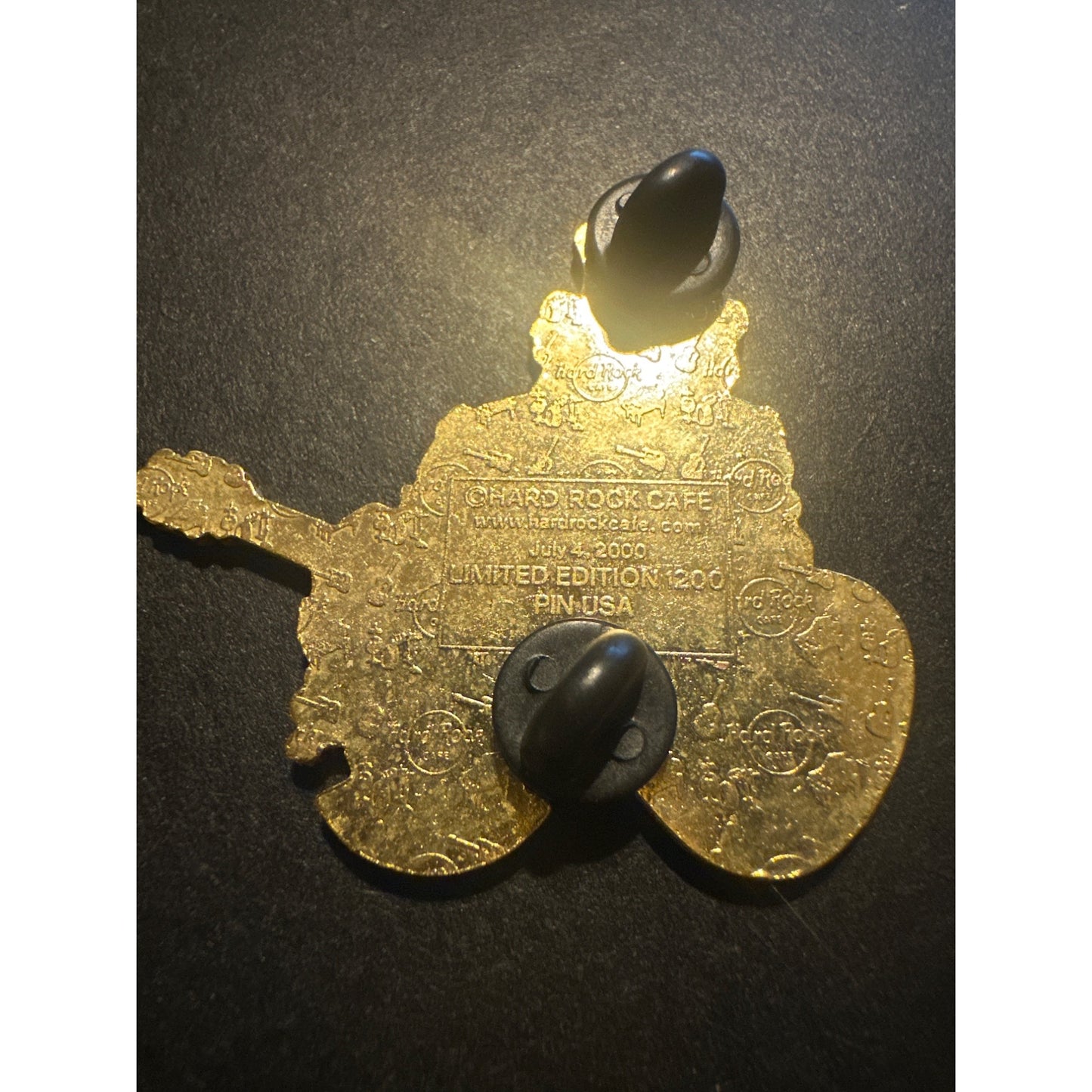 Hard Rock Cafe Orlando Uncle Sam Guitar Pin 2000 Limited Edition 4th Of July