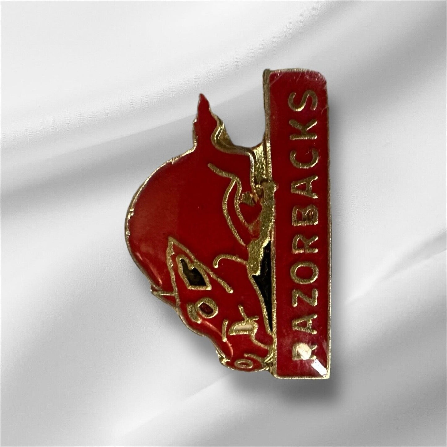 1987 Arkansas Razorbacks Pin University of Arkansas Hog Mascot Logo Pin College