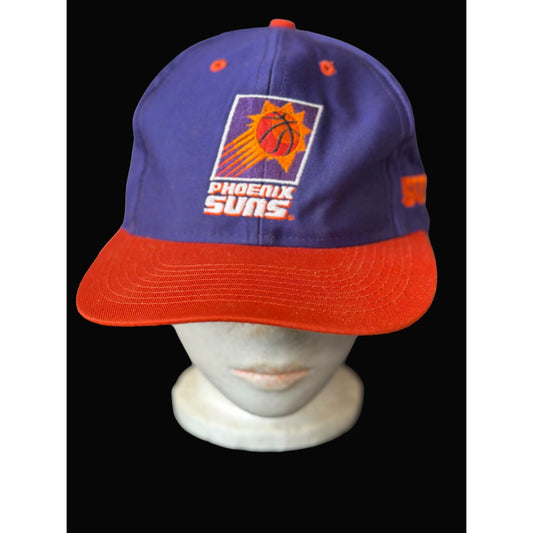 Phoenix Suns NBA Snapback Cap Purple & Orange Cotton Adjustable Hat vintage