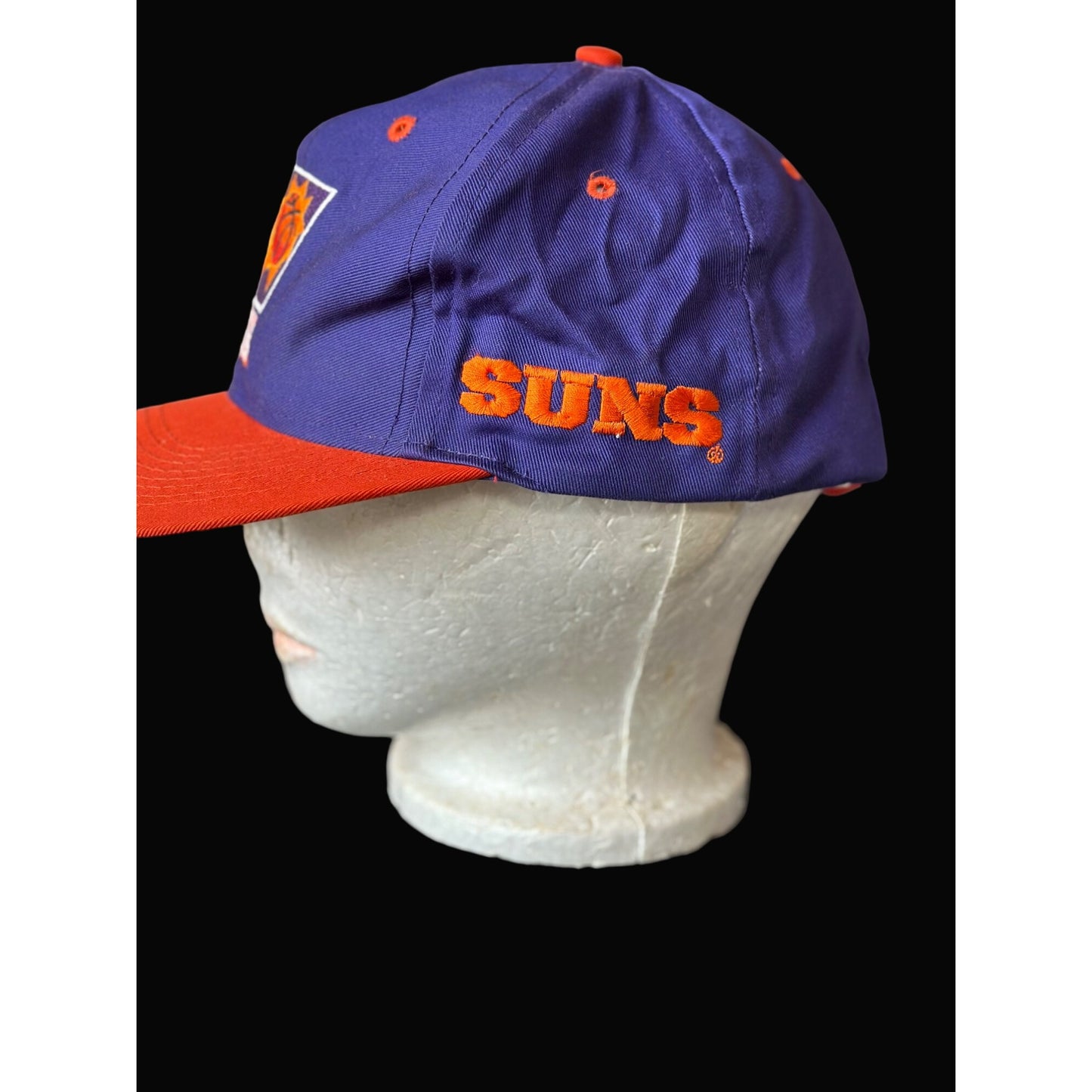 Phoenix Suns NBA Snapback Cap Purple & Orange Cotton Adjustable Hat vintage